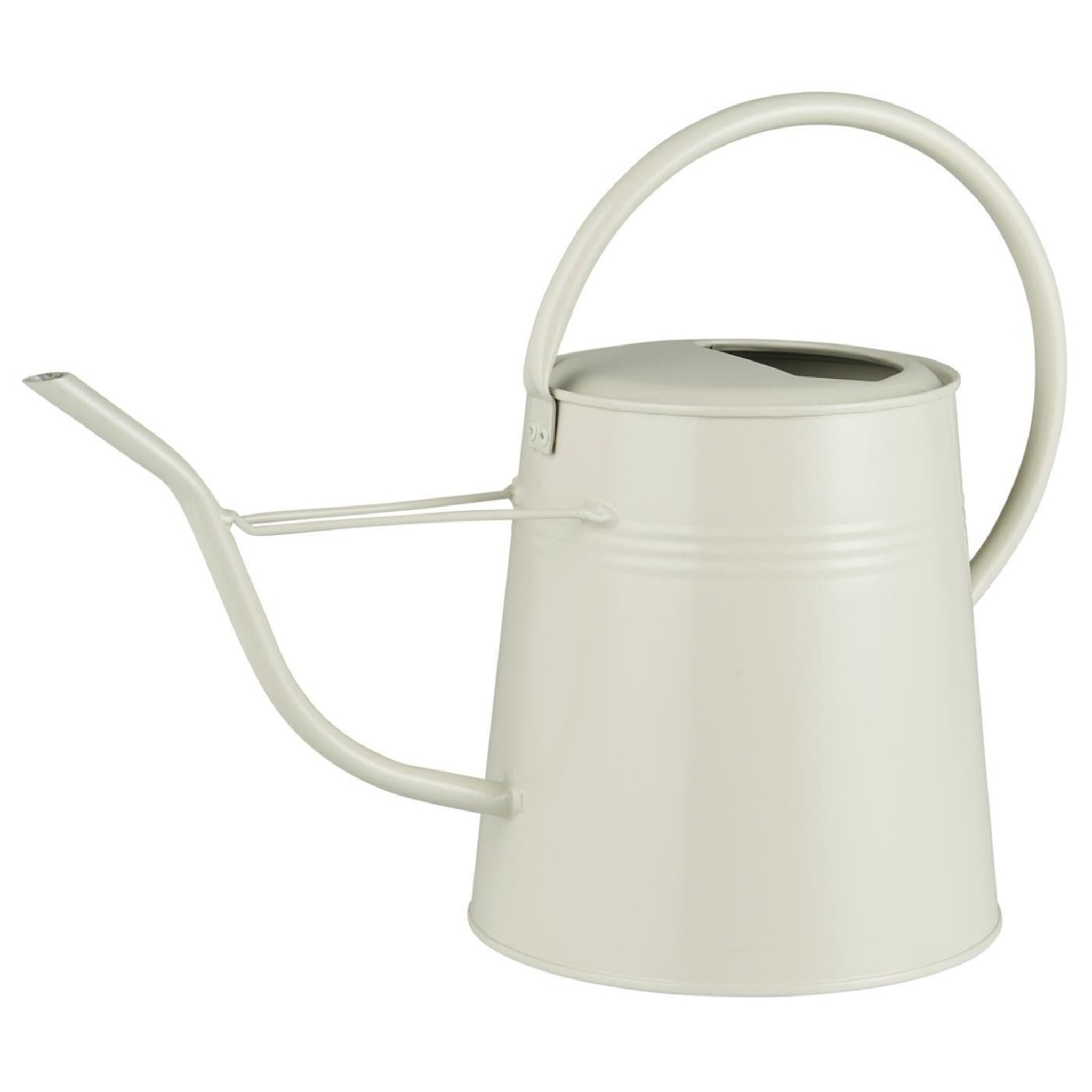 Gießkanne aus Metall 2,3 ltr, graunatur 