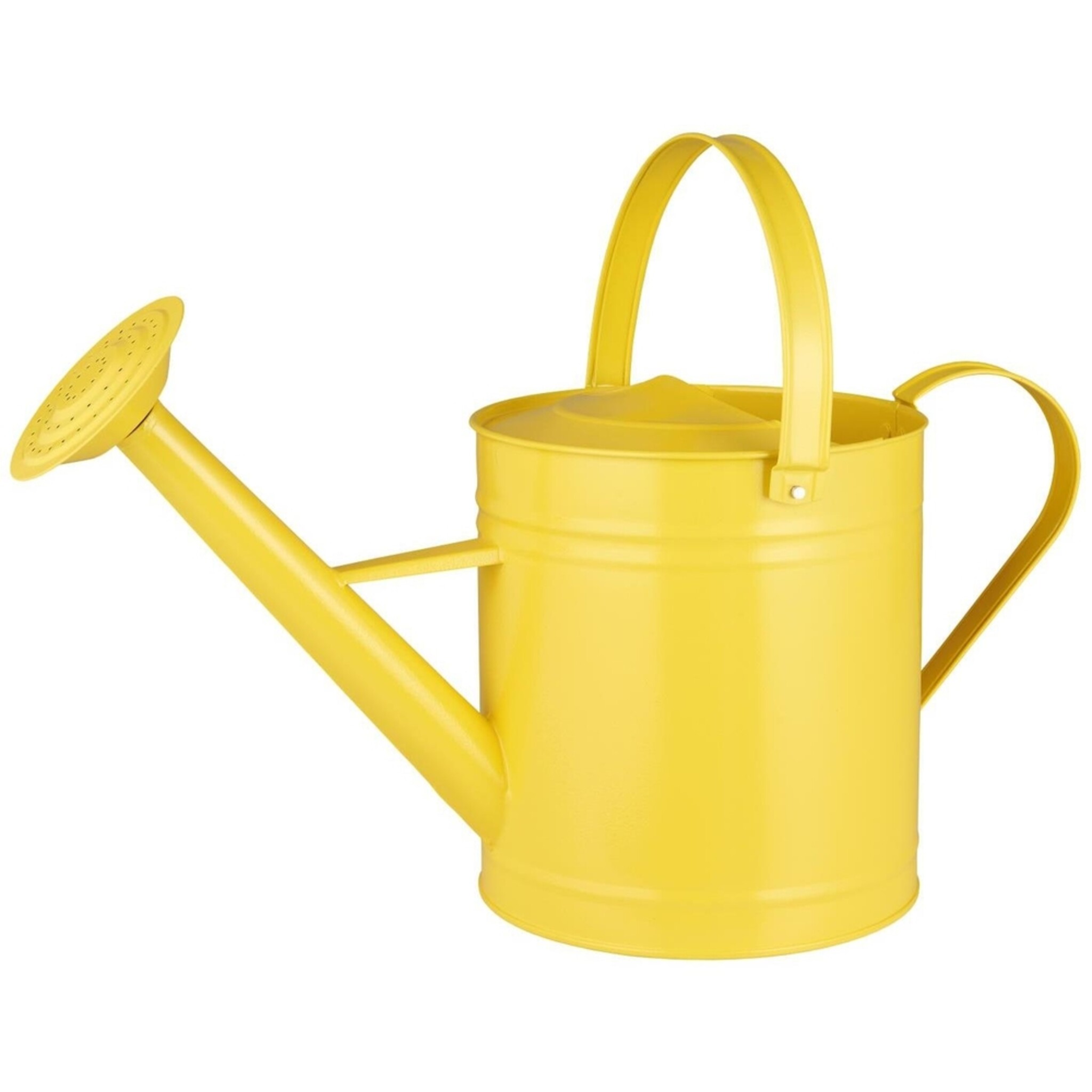 Giesskanne mit Brause und 2 Henkeln 6,3 ltr, gelb 