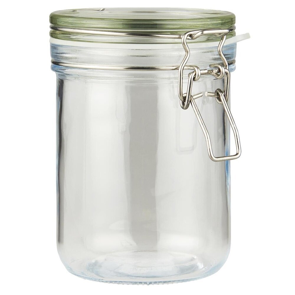 Glasbehälter mit Patentdeckel, Einmachglas, klar Höhe 14.8, Ø 10.7 cm