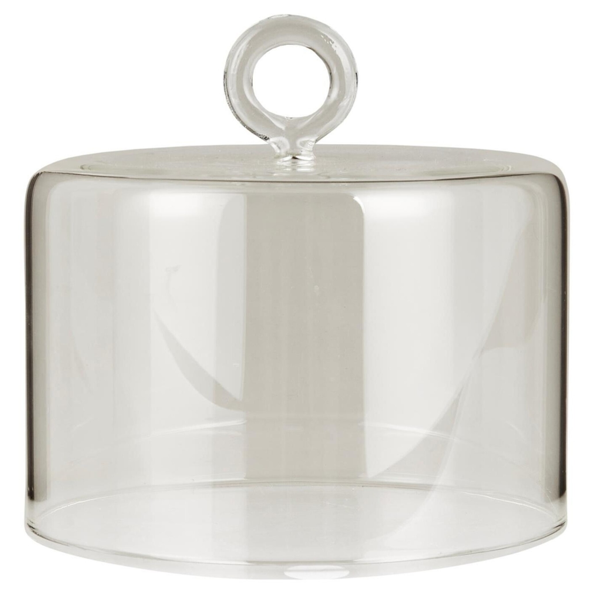 Glasglocke rund mit Henkel, klar Höhe 17, Ø 18 cm