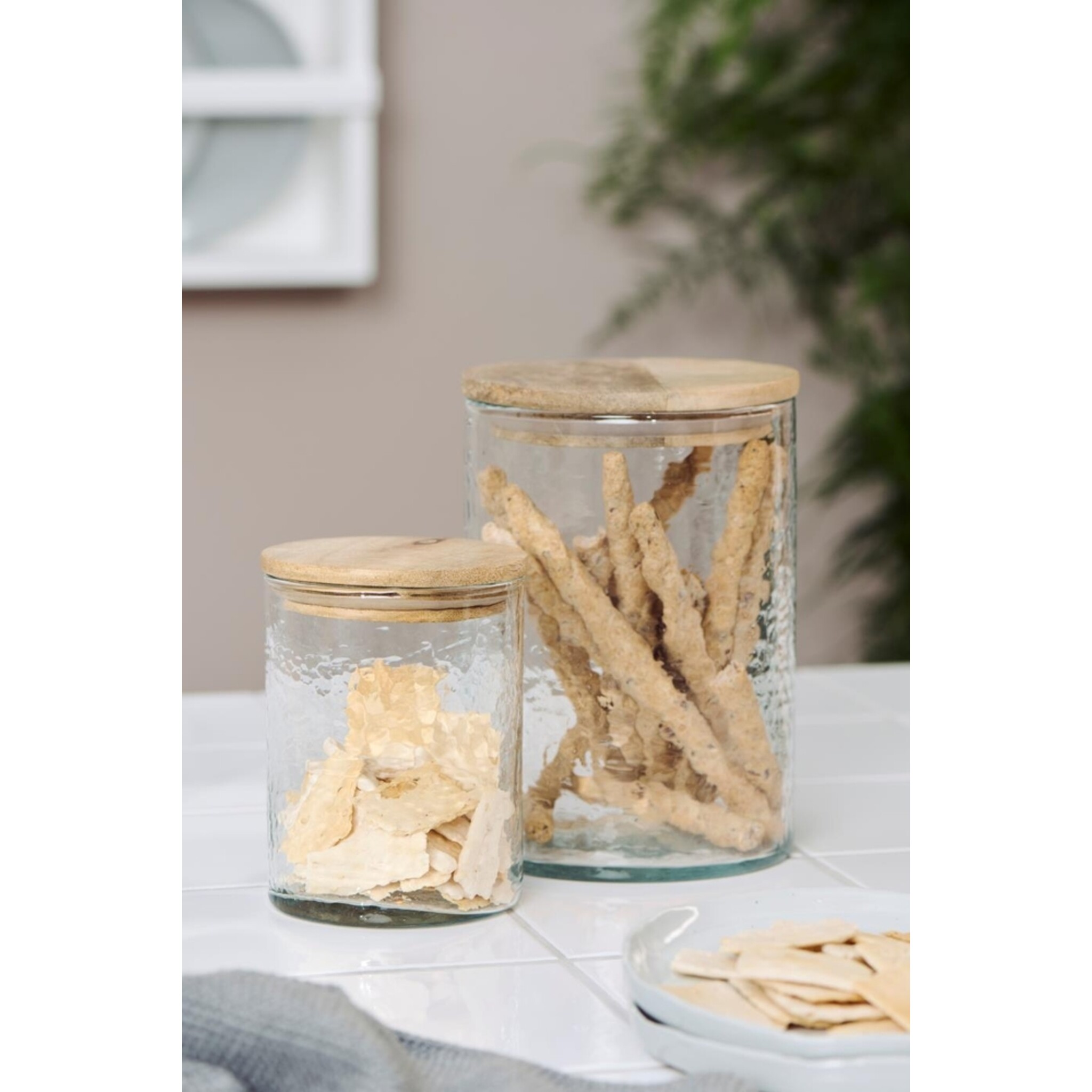 IB Laursen Vorratsglas mit Mango-Holzdeckel – Skandinavischer Stil,  
