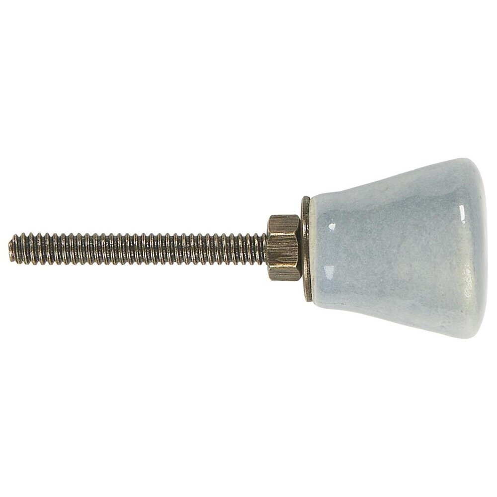 Griff aus Keramik konisch, grau 