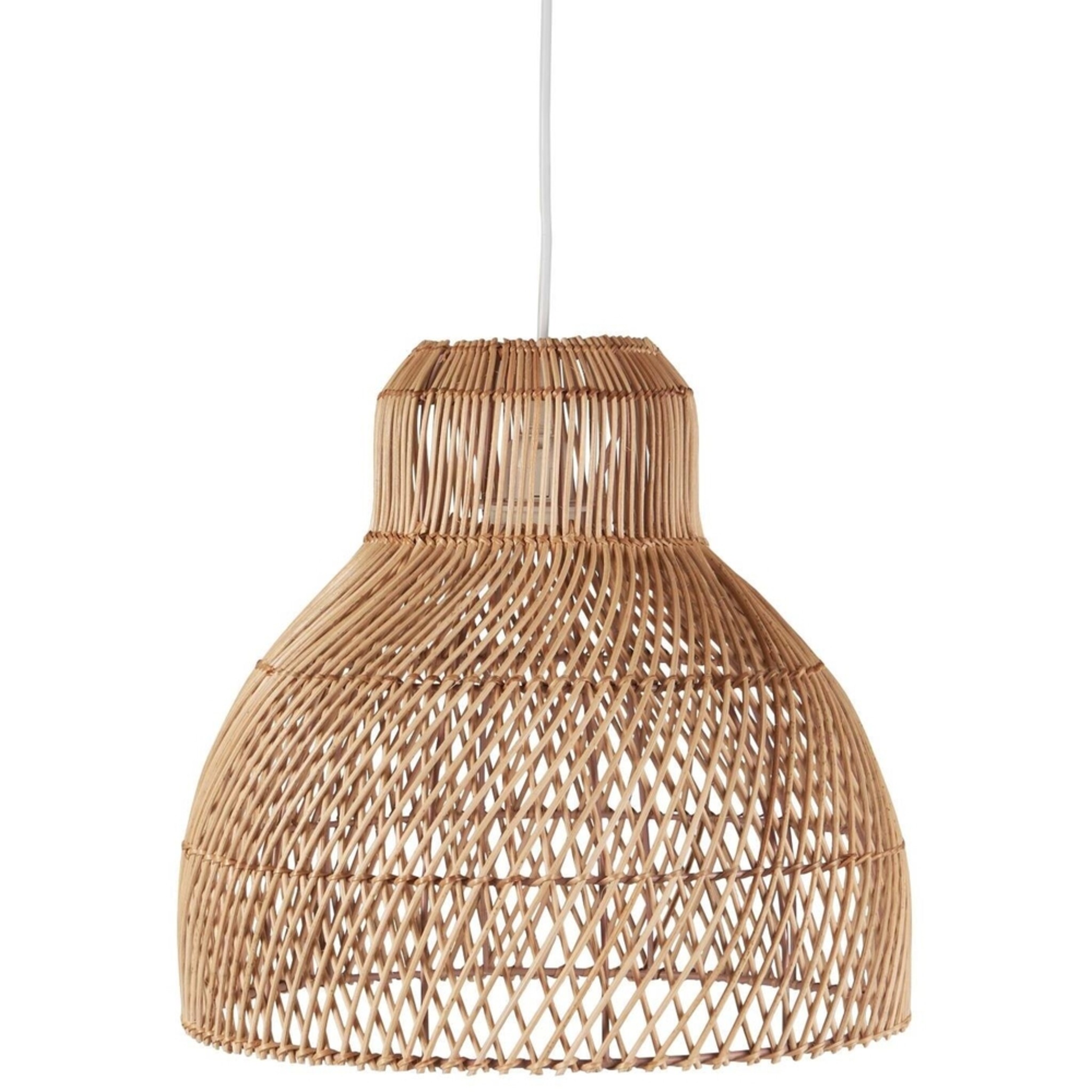 IB Laursen Hängelampe Aus Bambus – Natur-Look, 34 Cm, Gemütliches Ambiente