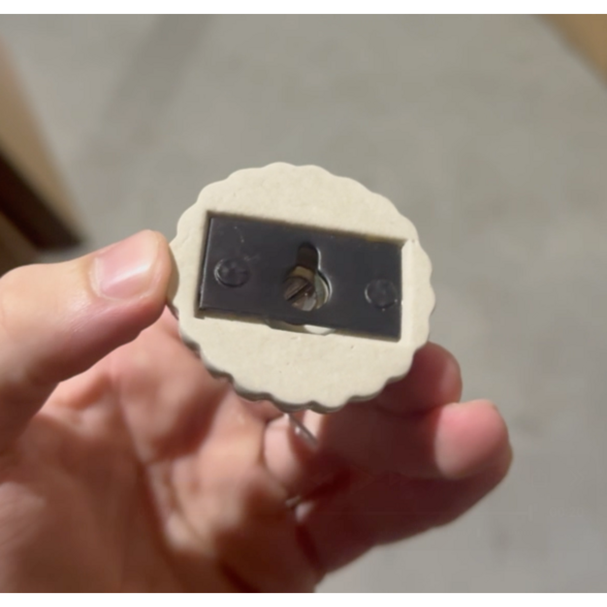 Haken einfach aus Keramik,  