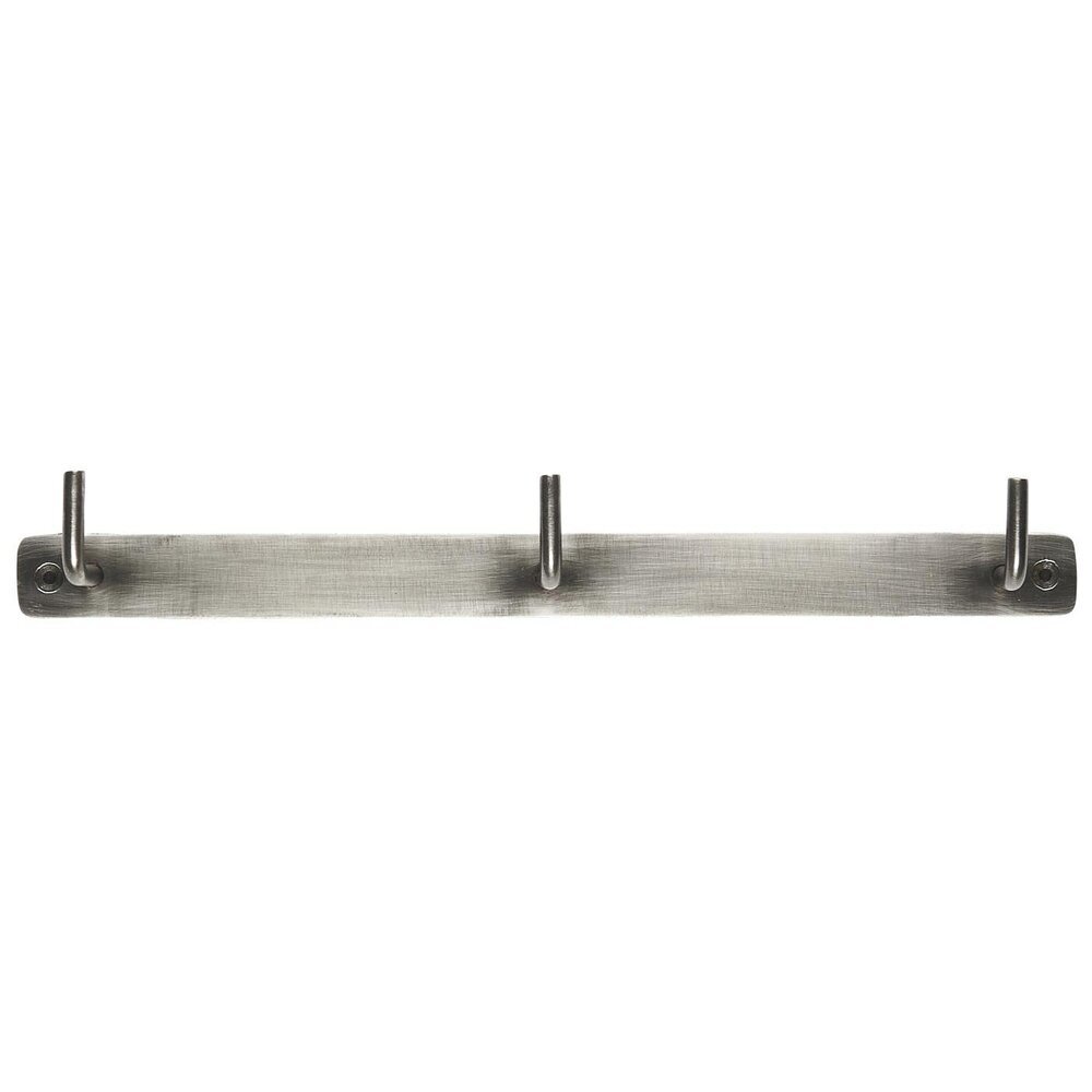 Hakenleiste antikes Messing, silber 30,5 x 4,5 cm