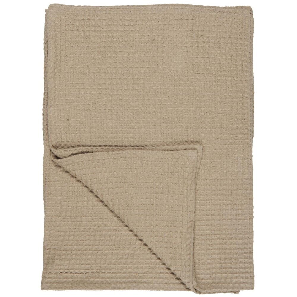 Handtuch Liseleje mit Waffelmuster, beige L150 x B100 cm