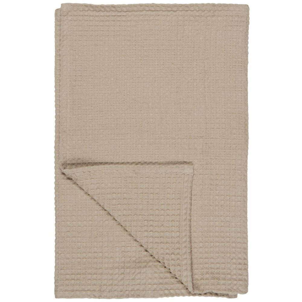 Handtuch Liseleje mit Waffelmuster, beige L100 x B50 cm