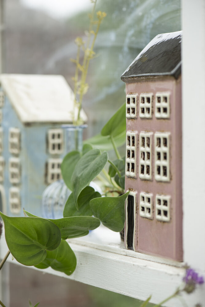 IB Laursen Casa f/Tealight Nyhavn lucernario arrotondato porta rossa