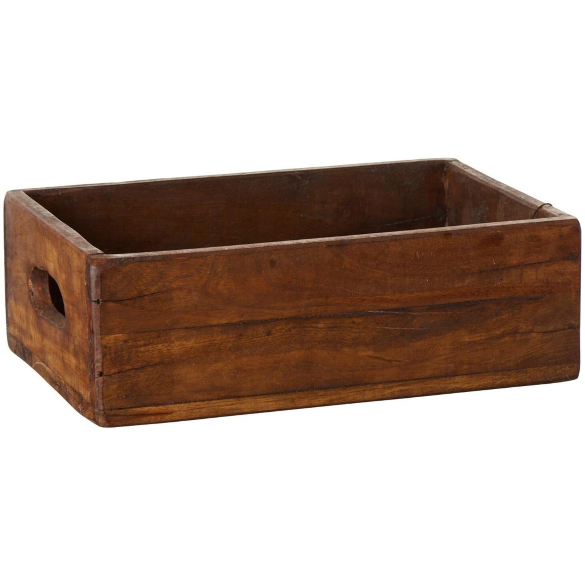 Holz-Kiste mit Griff an jedem Ende UNIKA, natur 