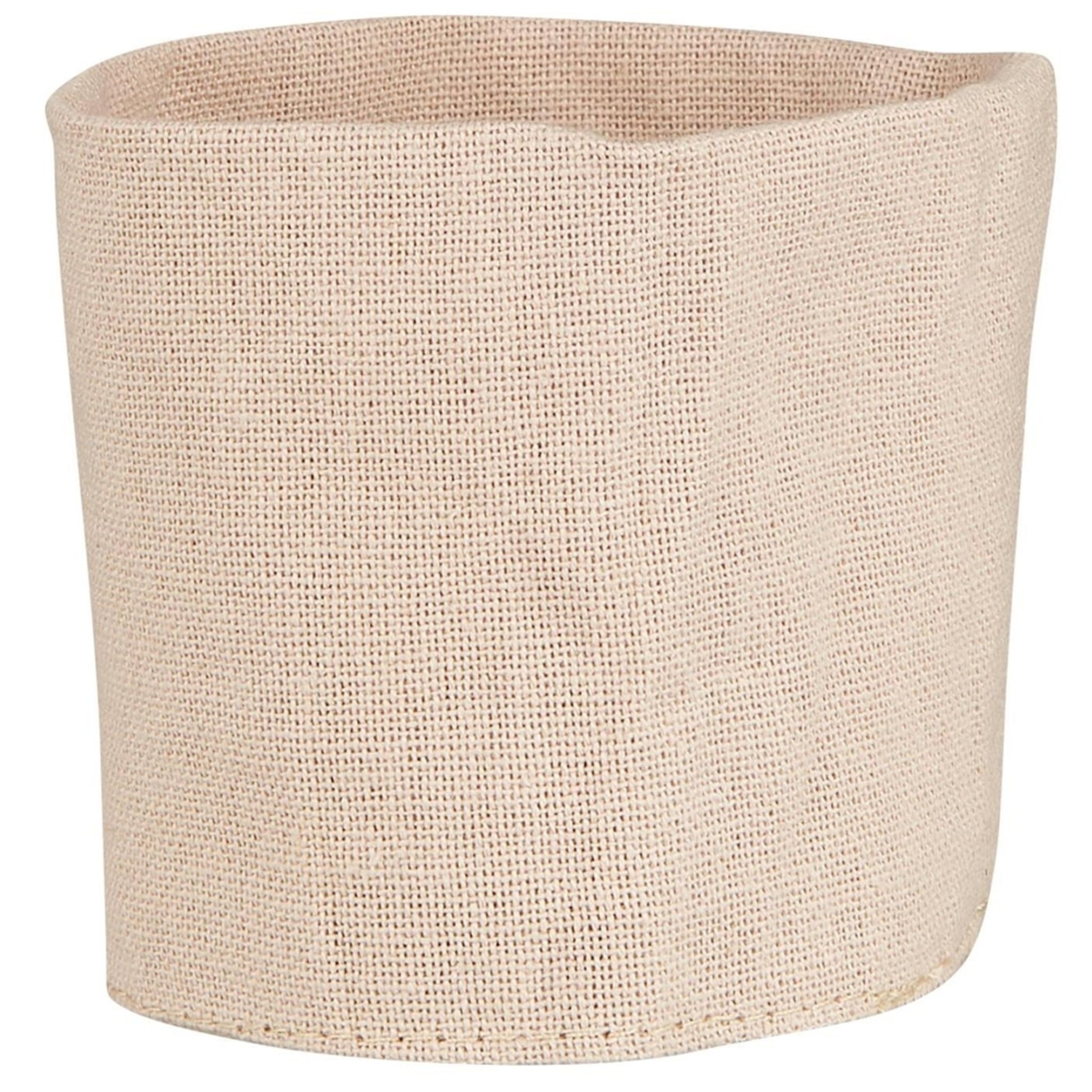 Hülle für Trinkglas, Baumwolle, beige 