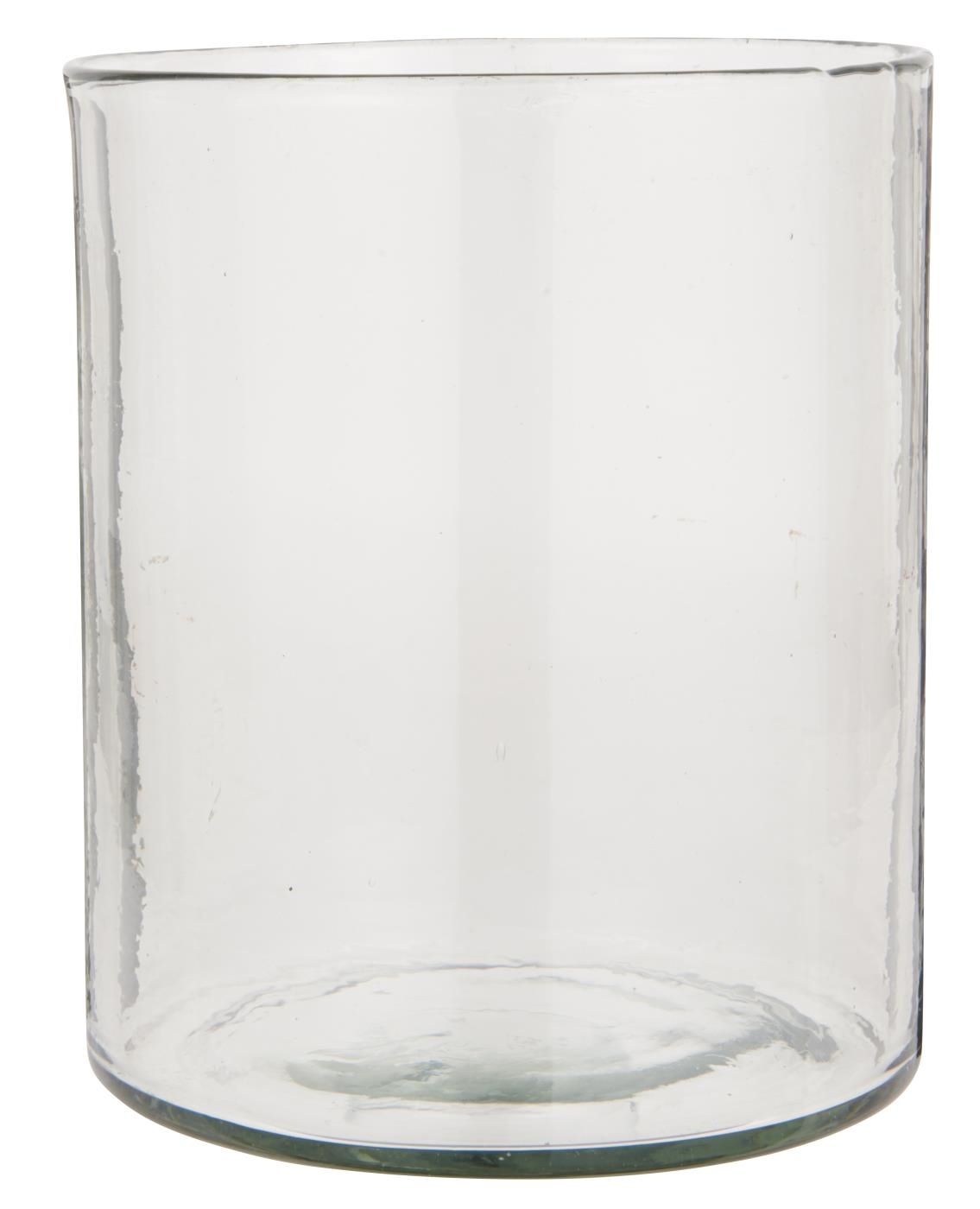 IB Laursen Hurricane Windlicht Glas, farblos 17,5 cm, Ø 20,5 cm