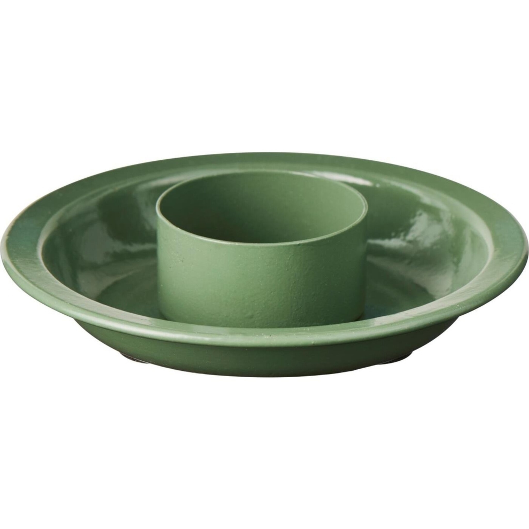 Kerzenhalter für Ø 3,8 cm Stabkerze, grün 