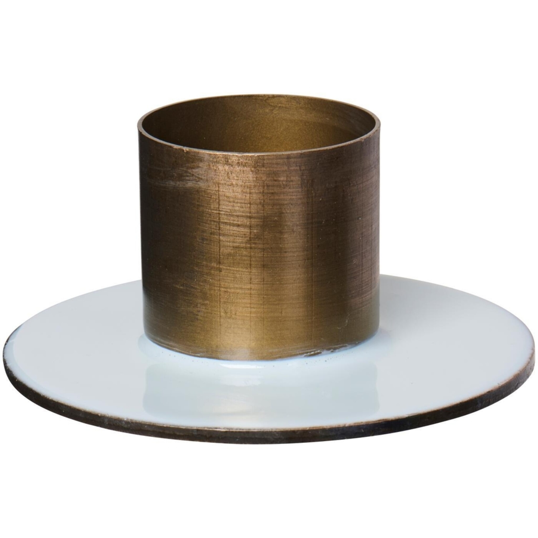 Kerzenhalter für 3,8 cm Stabkerze 2-farbig, hellblau 