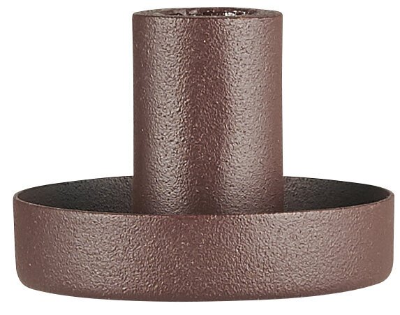 Kerzenhalter für dünne Kerze, braun 