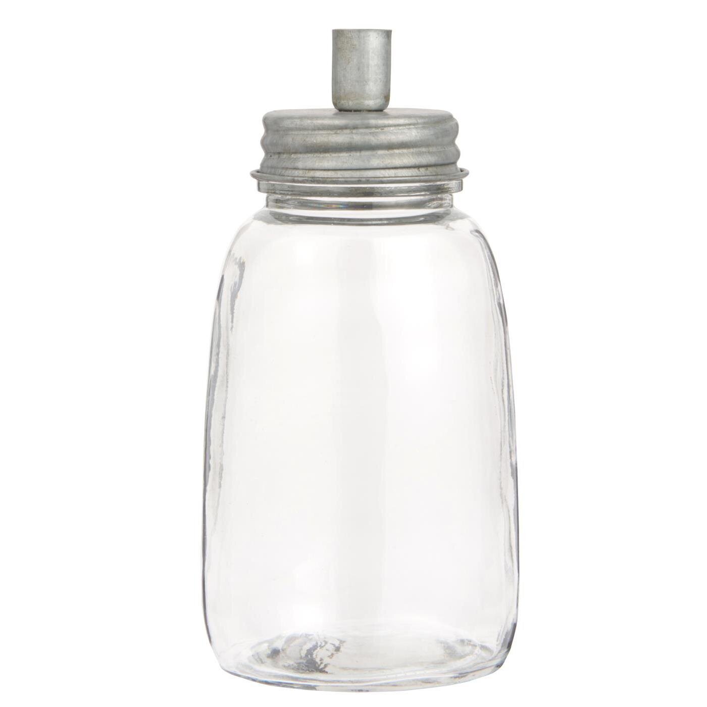 Kerzenhalter für dünne Kerzen mit Metalldeckel, zink 