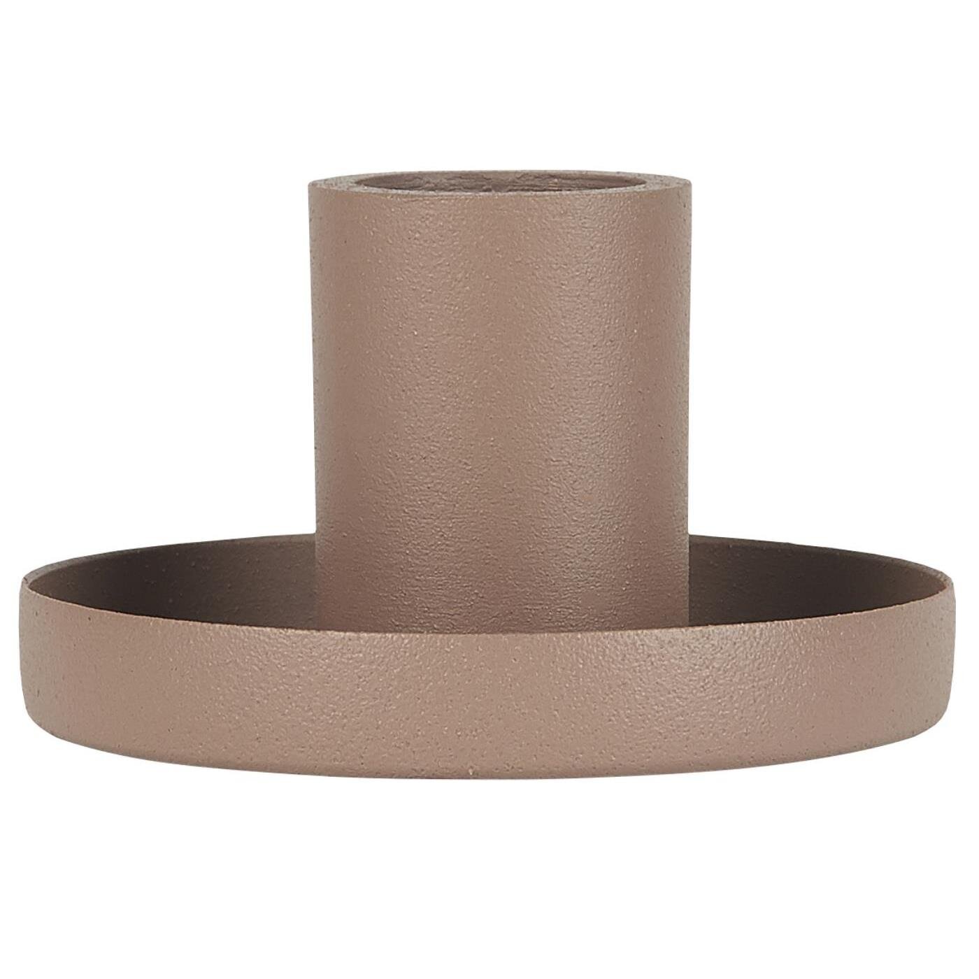 Kerzenhalter für Stabkerze Alu, malva 