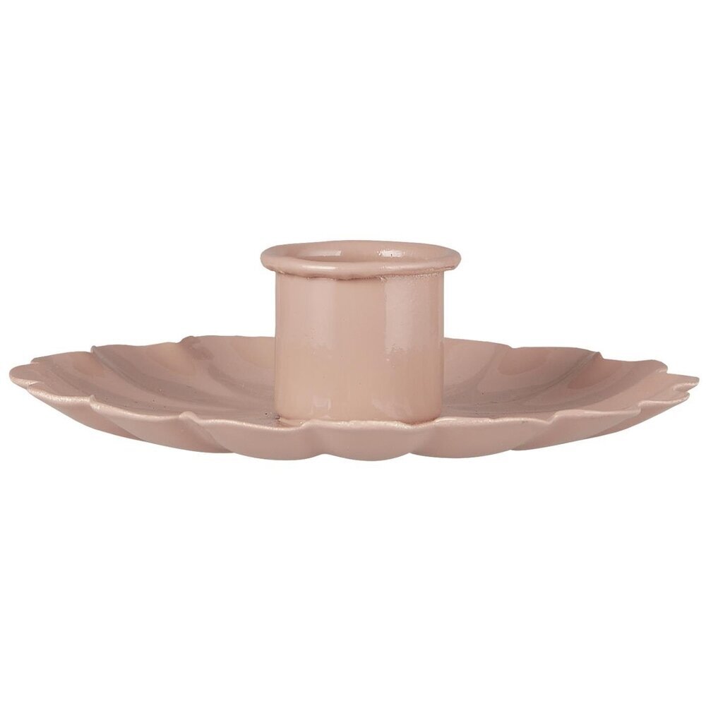 Kerzenhalter für Stabkerze Blumenform, malva 