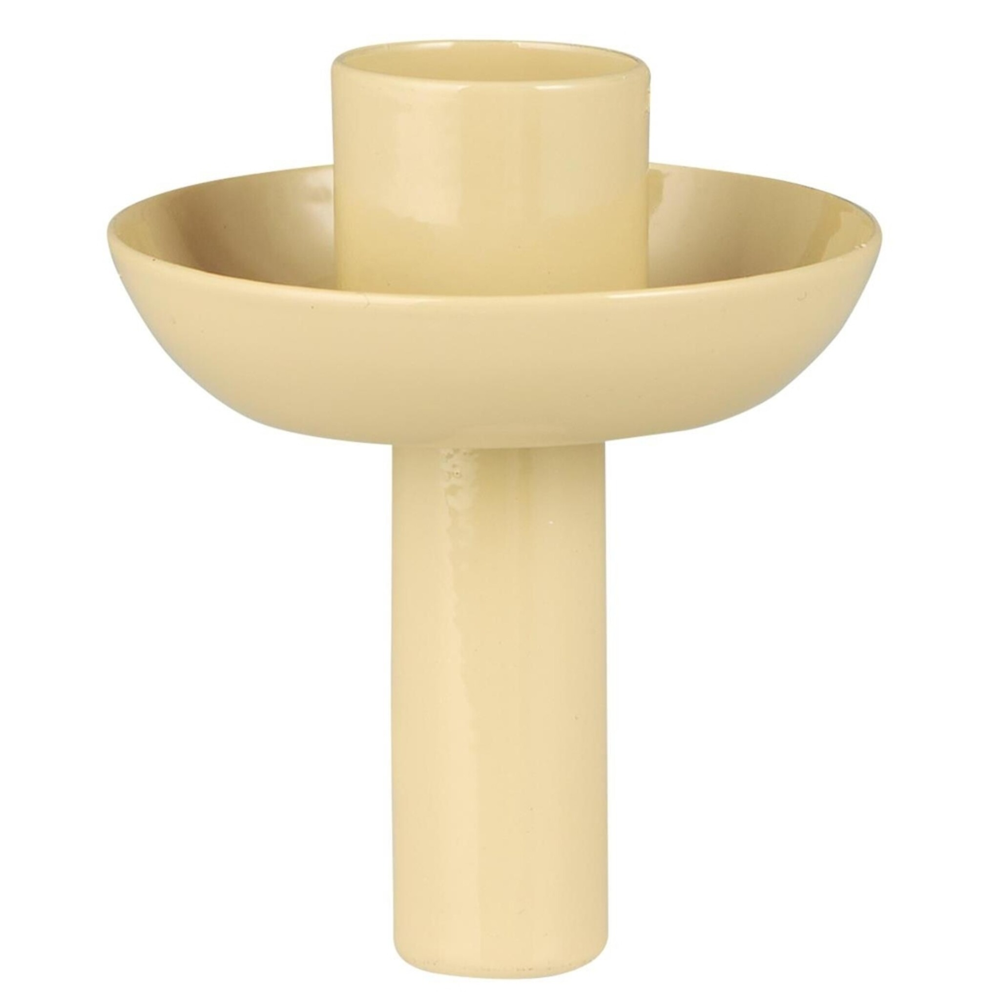 Kerzenhalter für Stabkerze Flaschenstecker, creme 