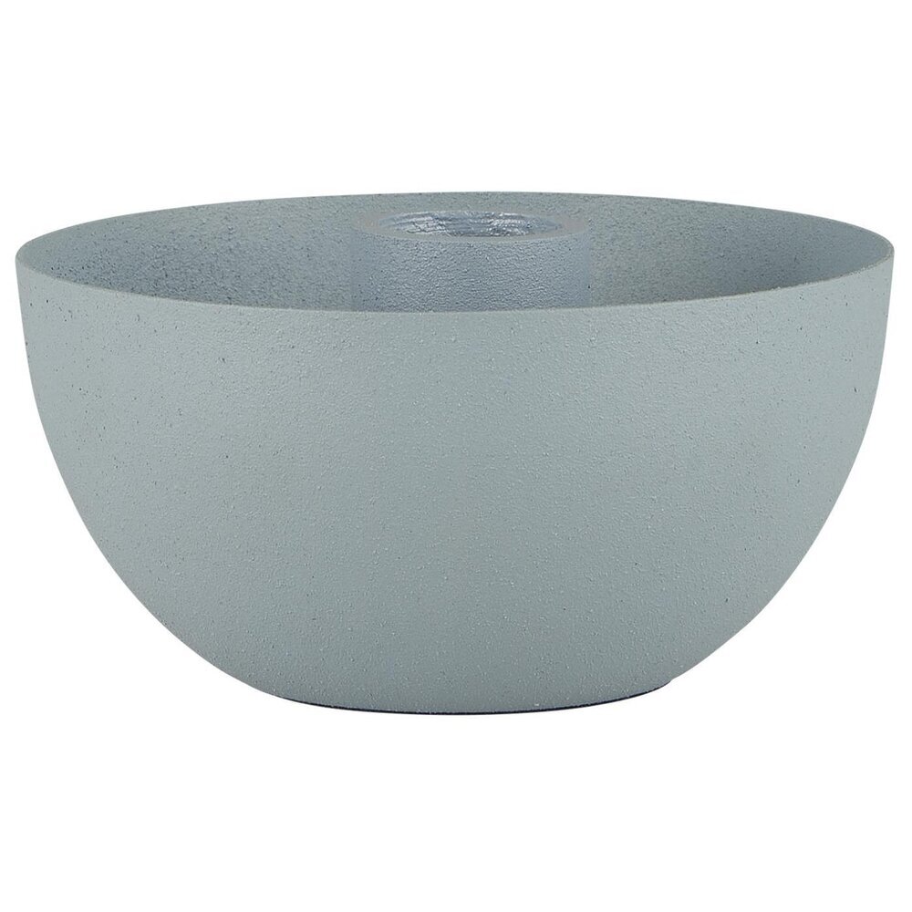 Kerzenhalter für Stabkerze schüsselförmig, blau 