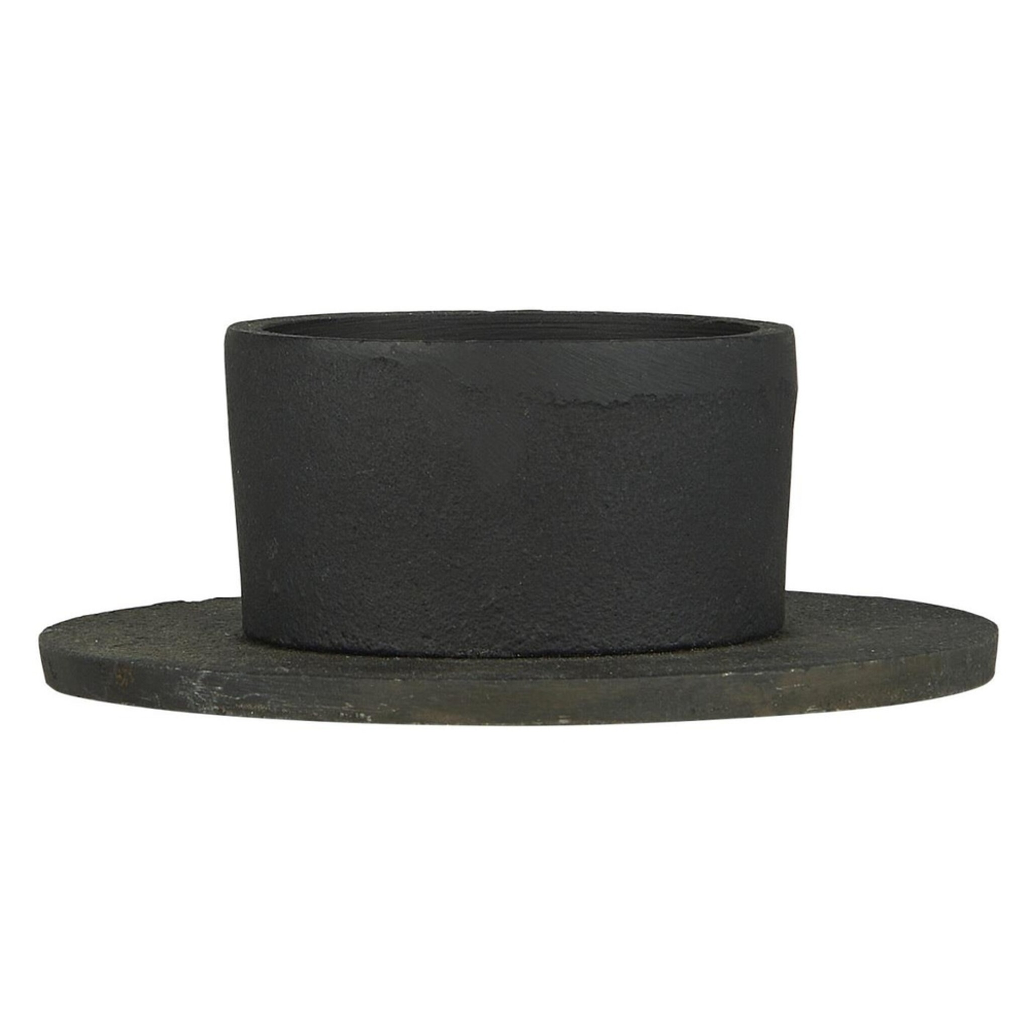 Kerzenhalter für Stumpenkerze Ø 5 cm, schwarz 