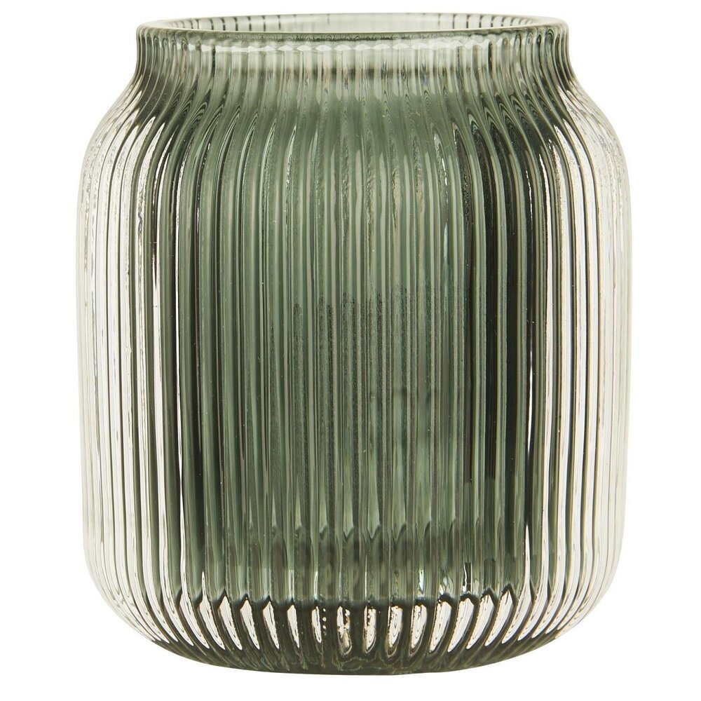 Kerzenhalter für Teelicht aus Glas, moosgrün 