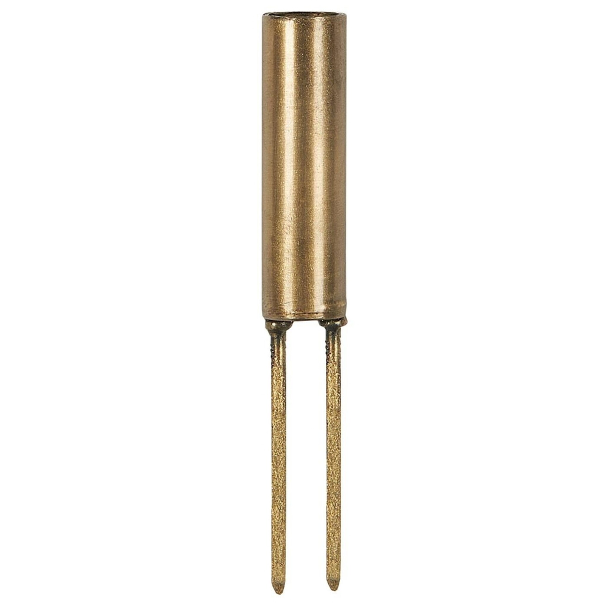 Kerzenhalter mit Spieß für dünne 1,3 cm Kerzen, messing