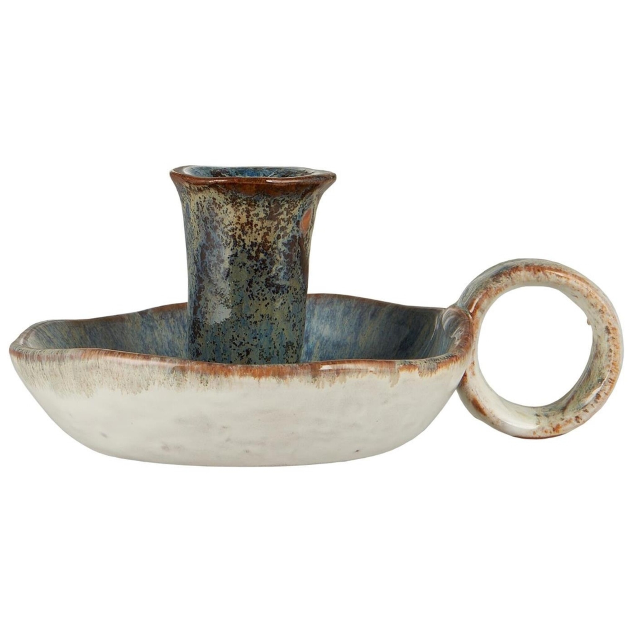 Kerzenhalter Ocean für Stabkerze 2,2 cm, blau 