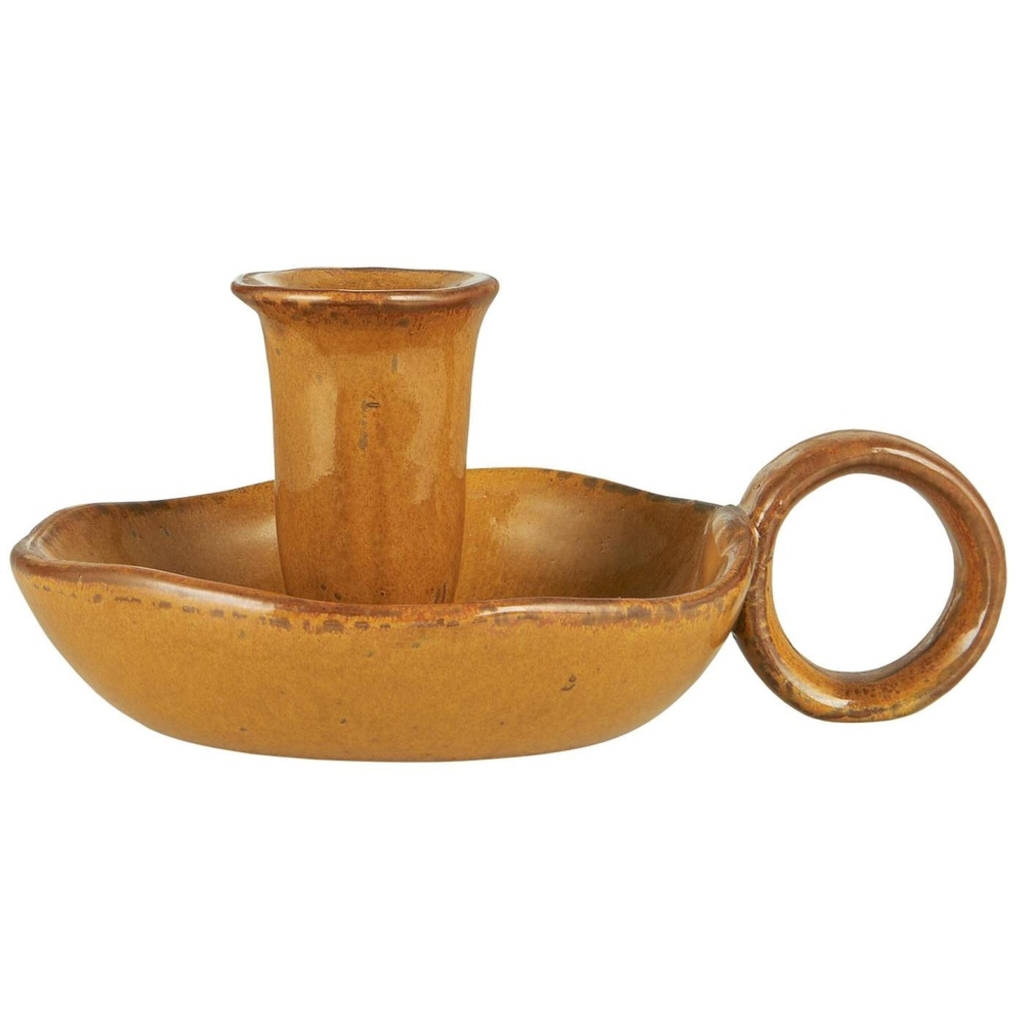 Kerzenhalter Ocean für Stabkerze 2,2 cm, mustard 