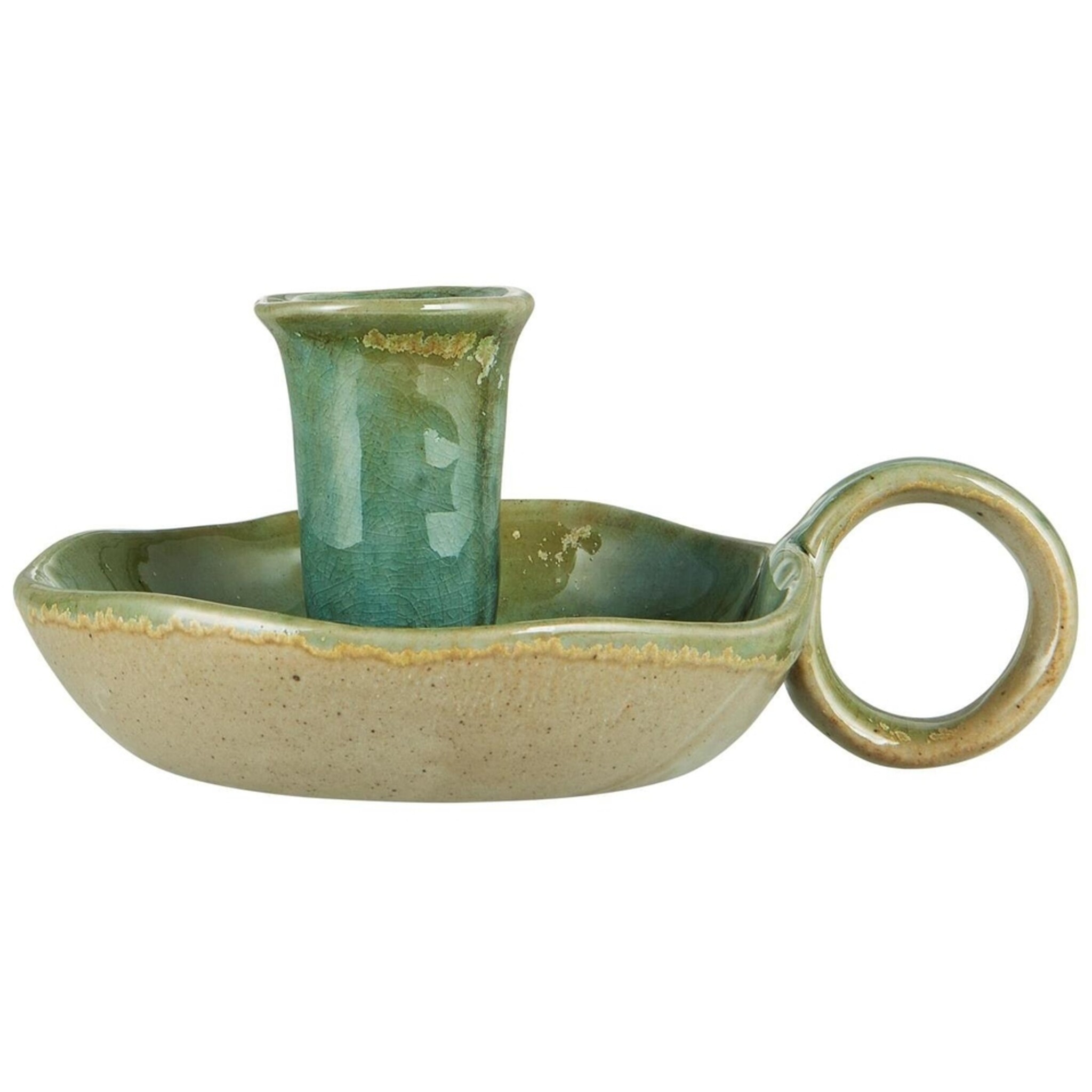 Kerzenhalter Ocean für Stabkerze 2,2 cm, grün 