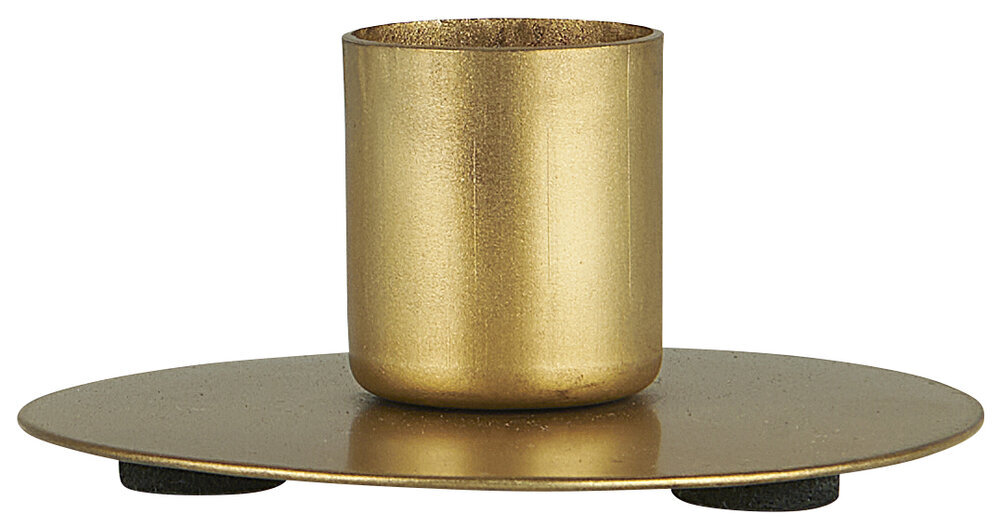 Kerzenhalter Simplicity für Stabkerze, gold 