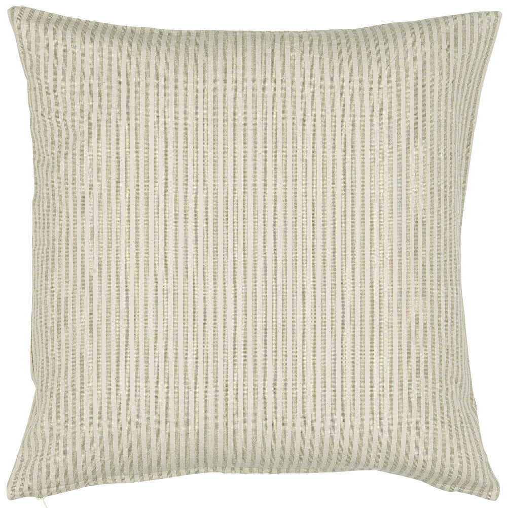 Kissenbezug Baumwolle mit schmalen Streifen, hellgrün 