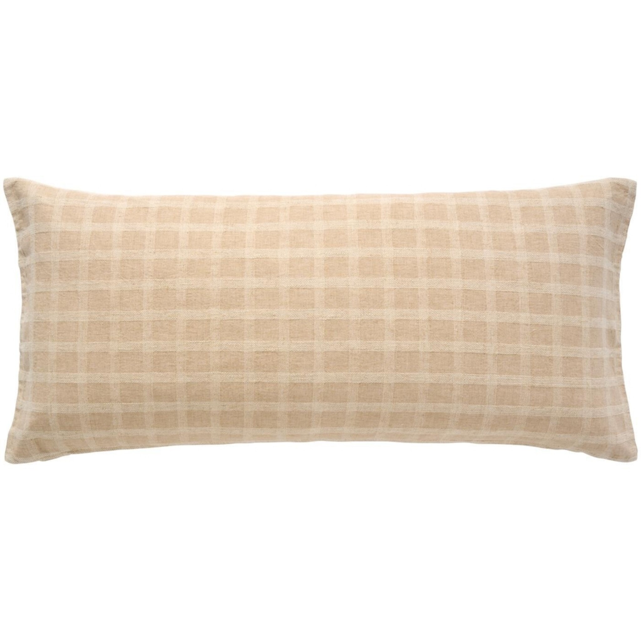 Kissenbezug Kopfteilkissen länglich, doppelt gewebt | 80x35 cm, beige 