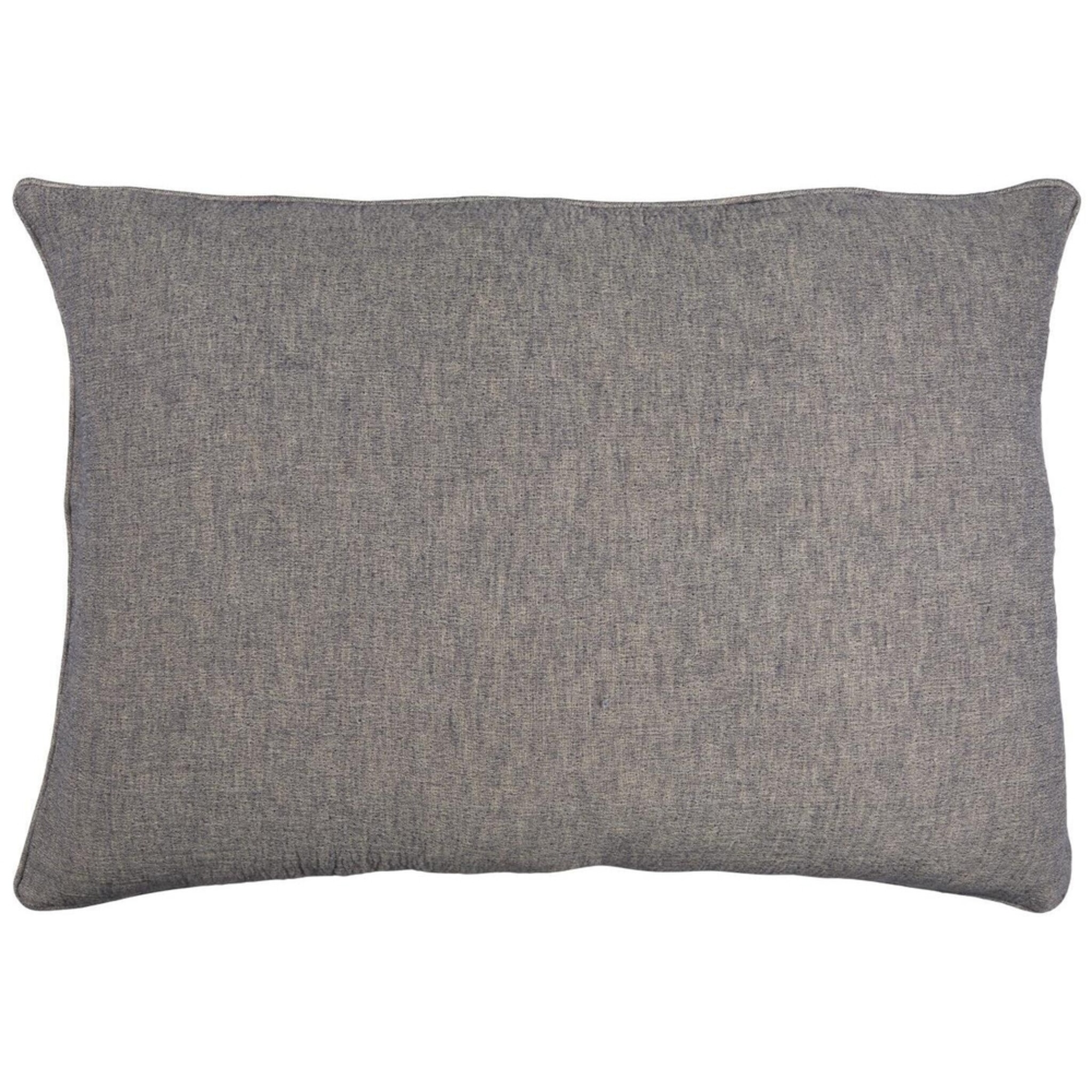 Kissenbezug für Kopfteilkissen Melange doppelt gewebt, historical blue 