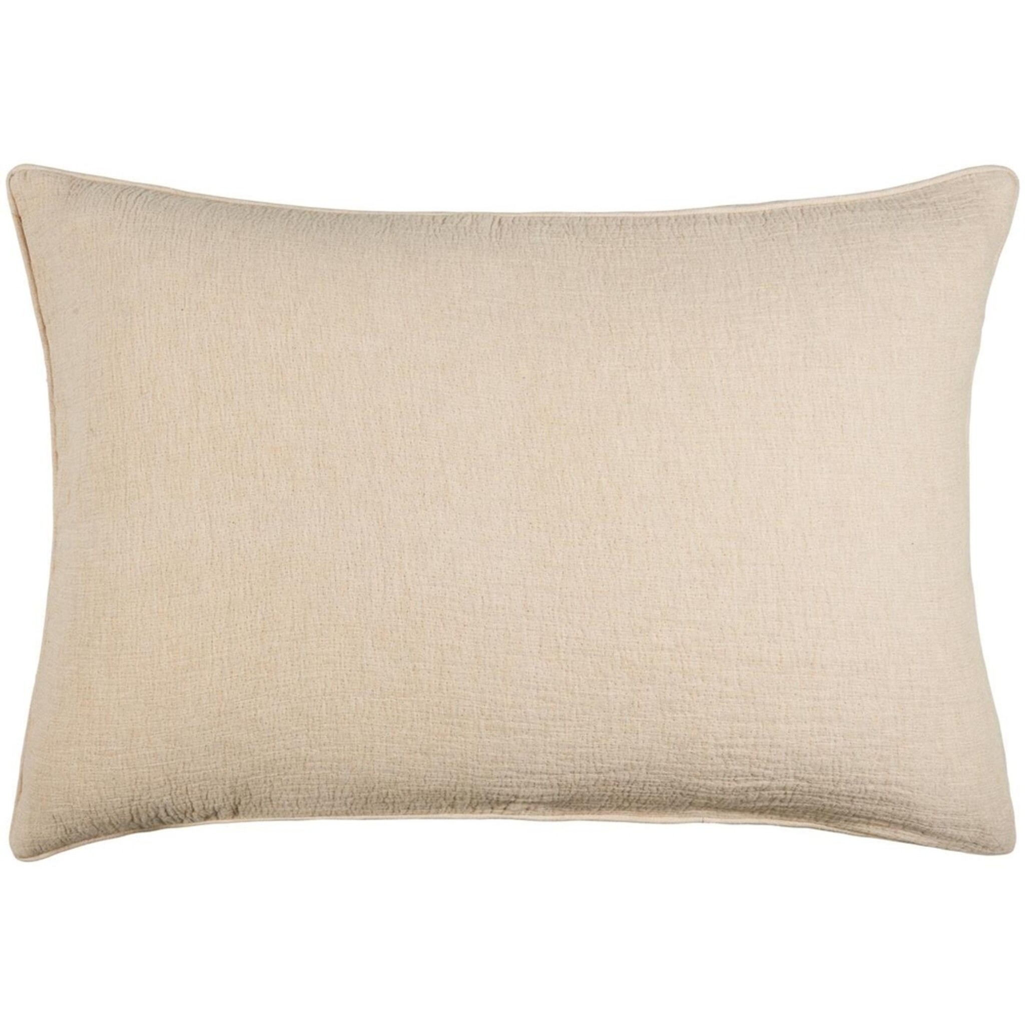 Kissenbezug für Kopfteilkissen Melange doppelt gewebt, natur 