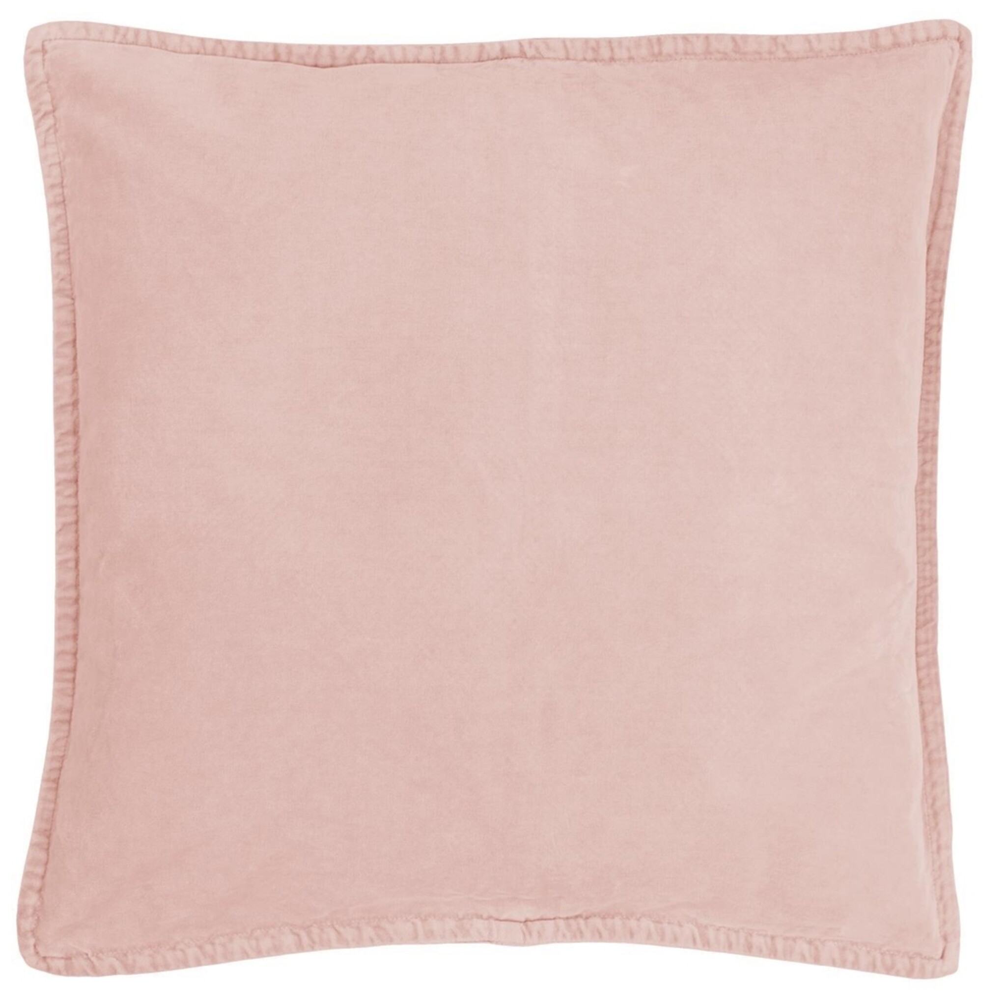 Kissenbezug Velour quadratisch, rosa 