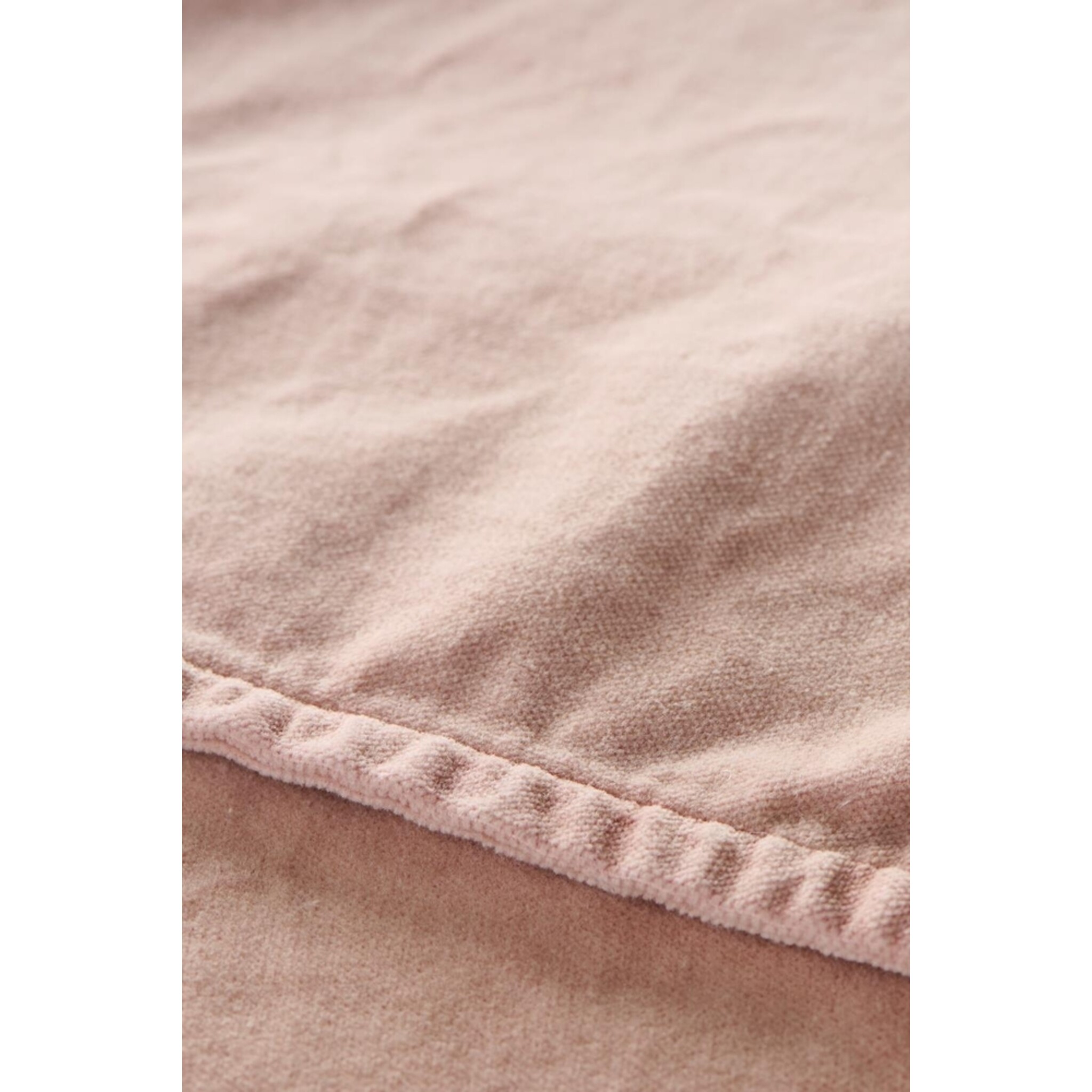 Kissenbezug Velour quadratisch, rosa 