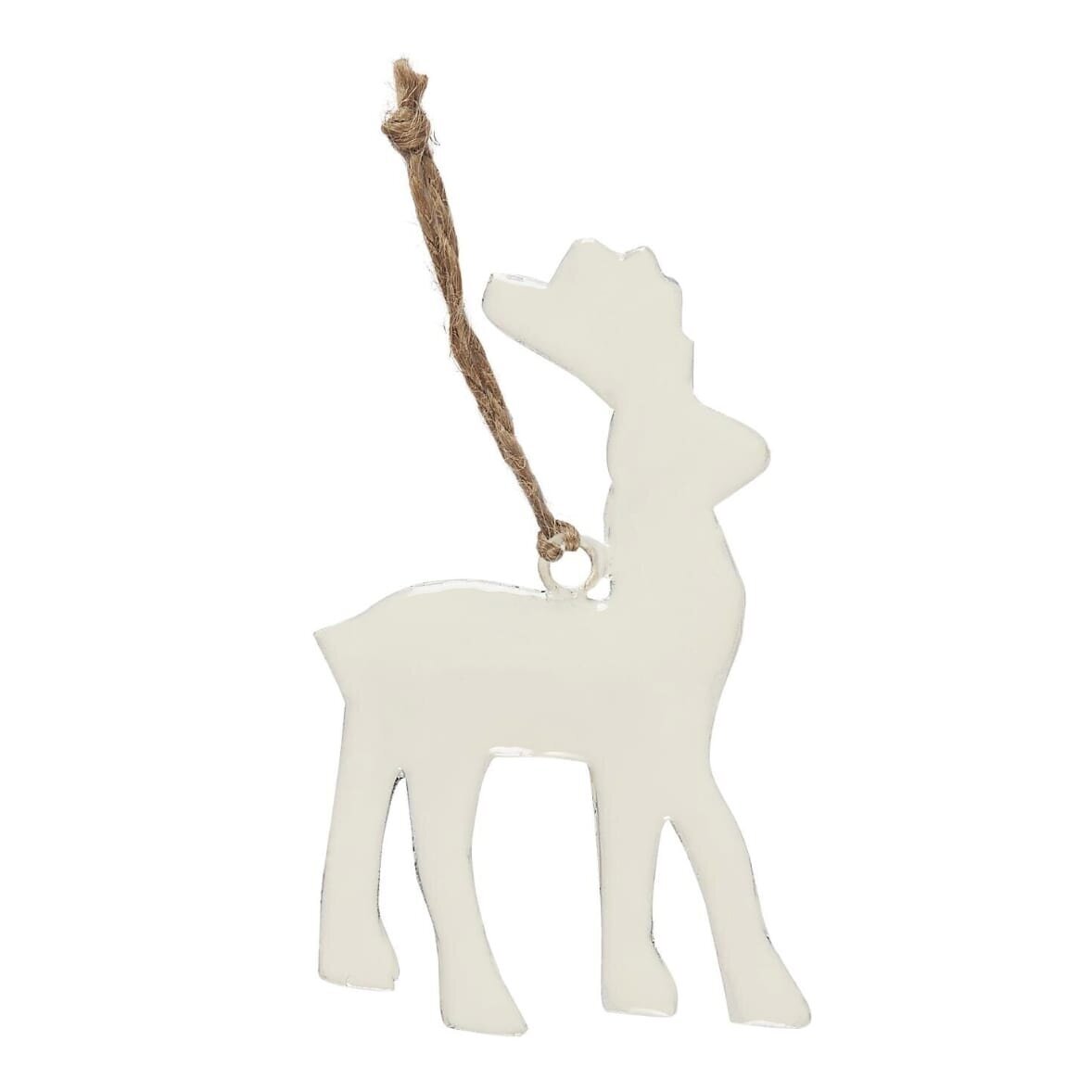 Kleine Figur zum Hängen, weiss