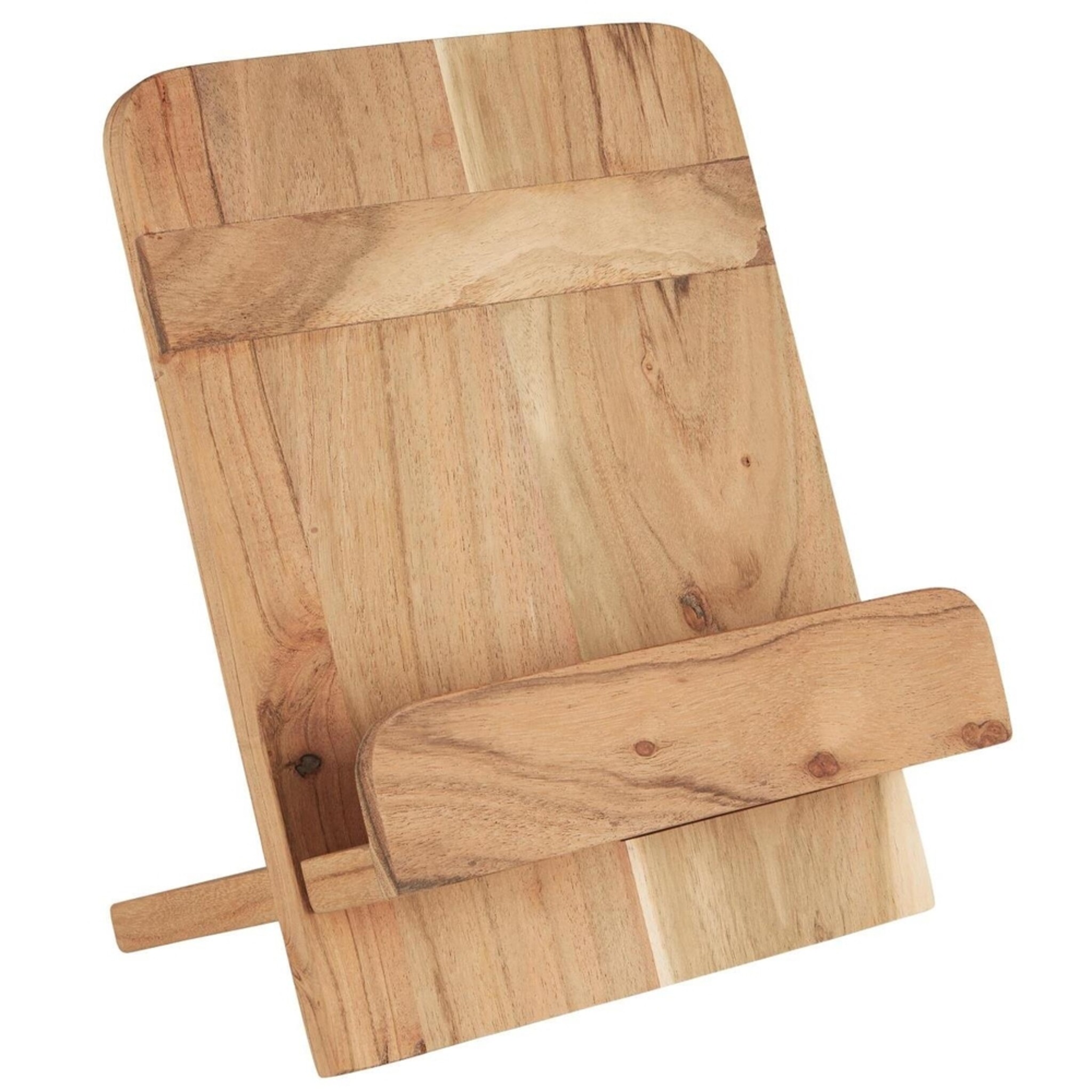 Kochbuchhalter aus Akazienholz, natur 