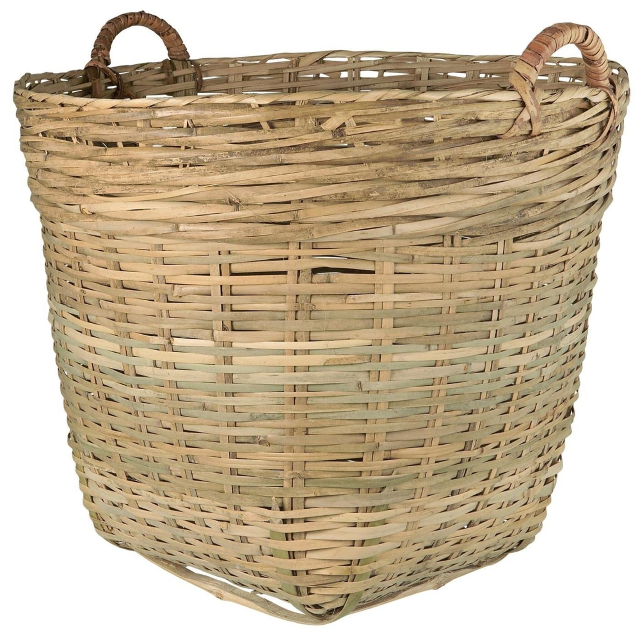 Korb aus Bambus mit Henkeln, natur Höhe 56, Ø 65 cm