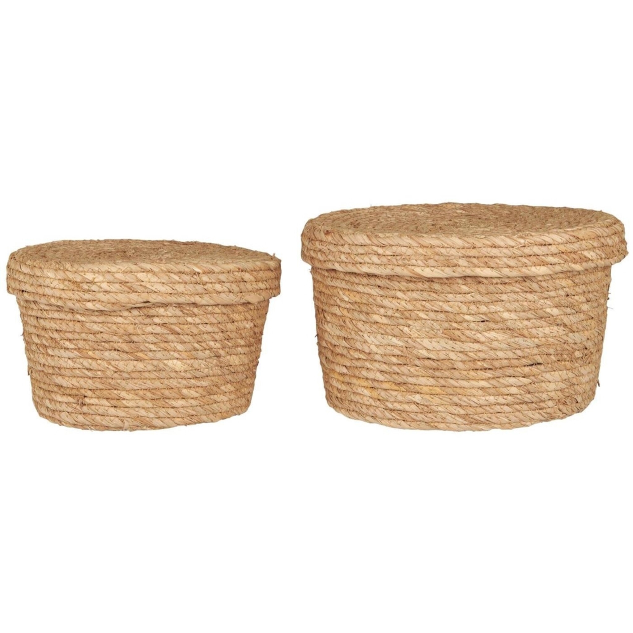 Korbsatz 2er-Set aus Natur Seegras, natur 