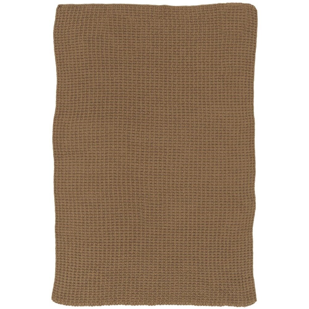 Küchen Handtuch gestrickt, braun 