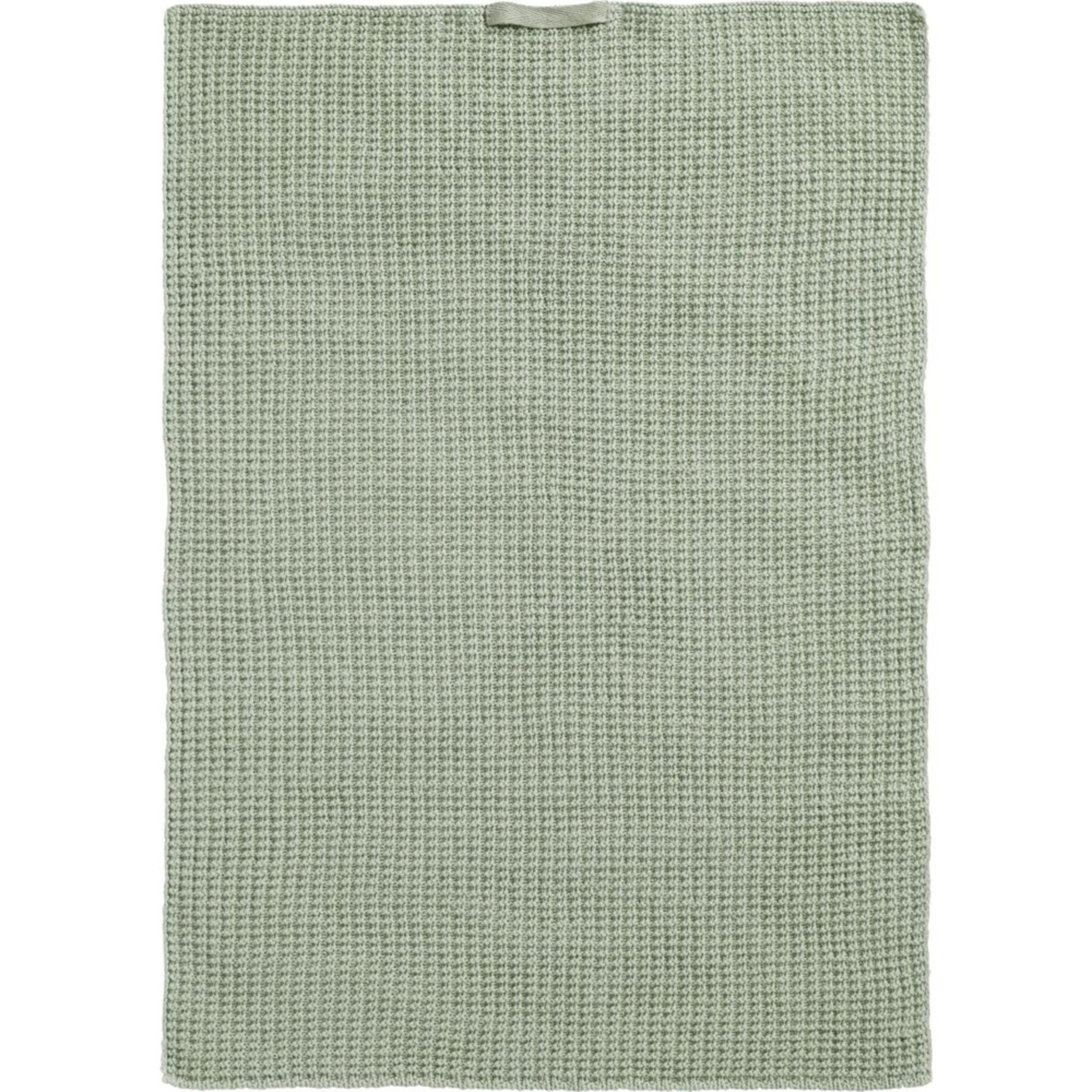 Küchen Handtuch gestrickt, staubig grün 