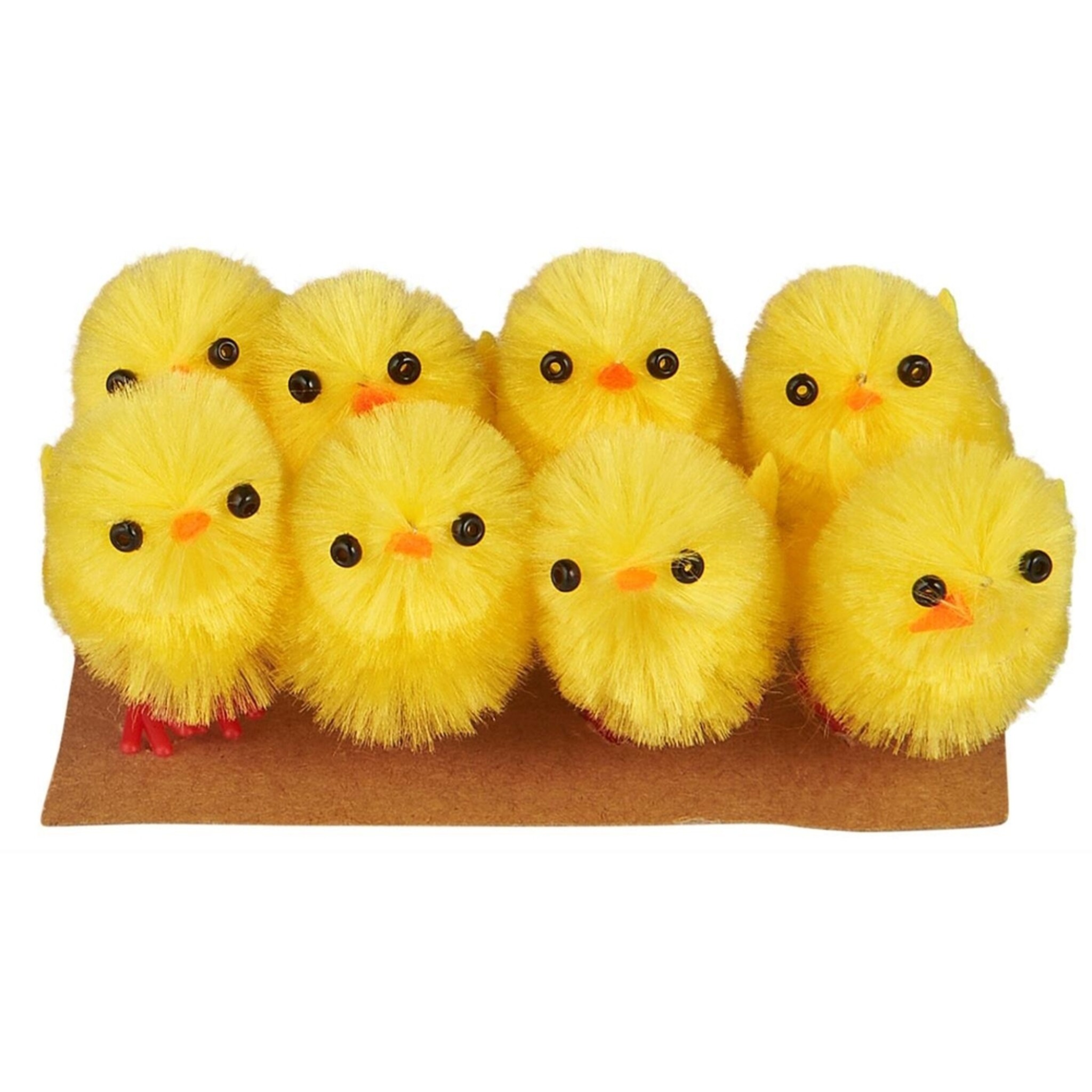 Küken gelb Plüsch Multi Packung , gelb 1.5 x 3.5 cm