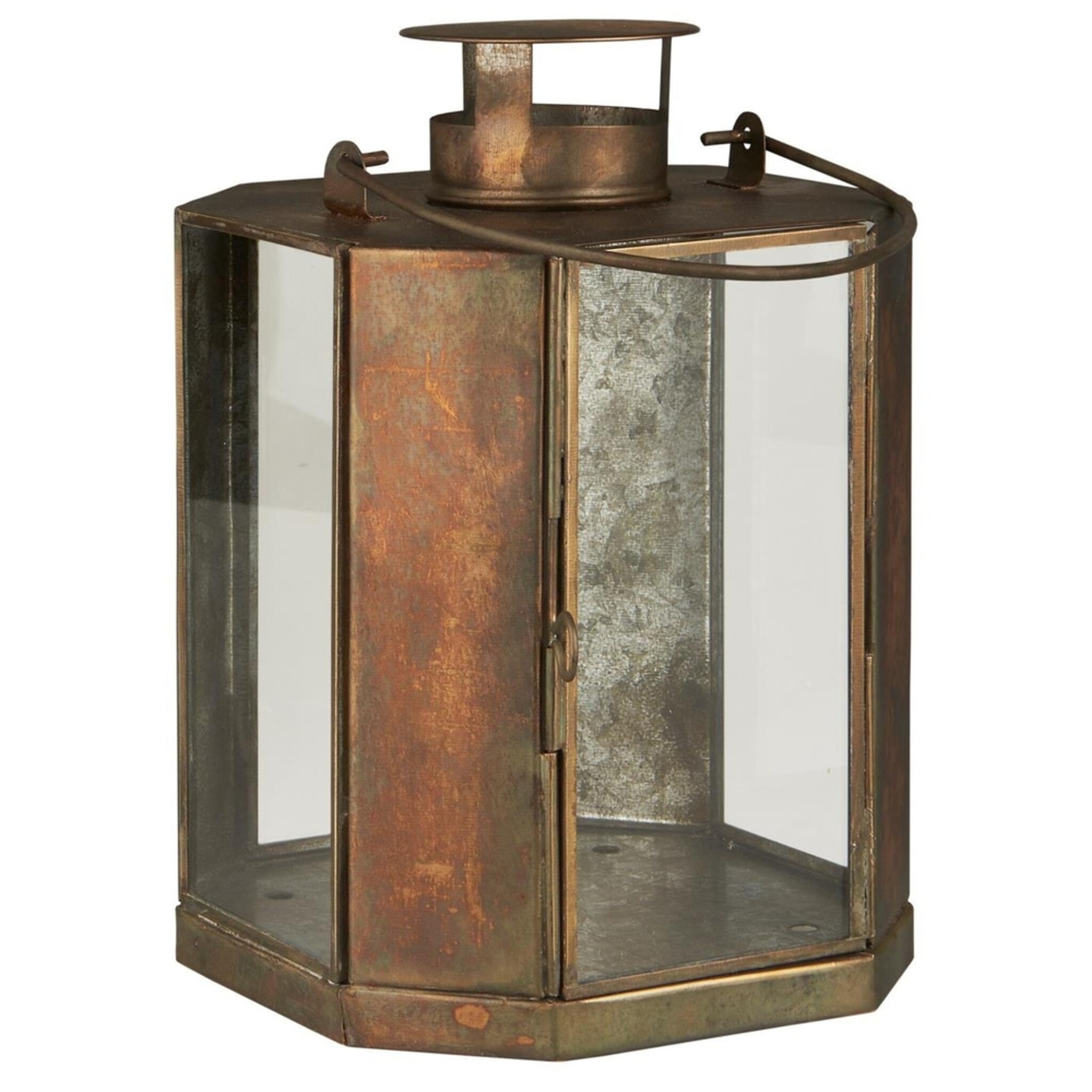 Laterne Valdemar achteckig, gold 