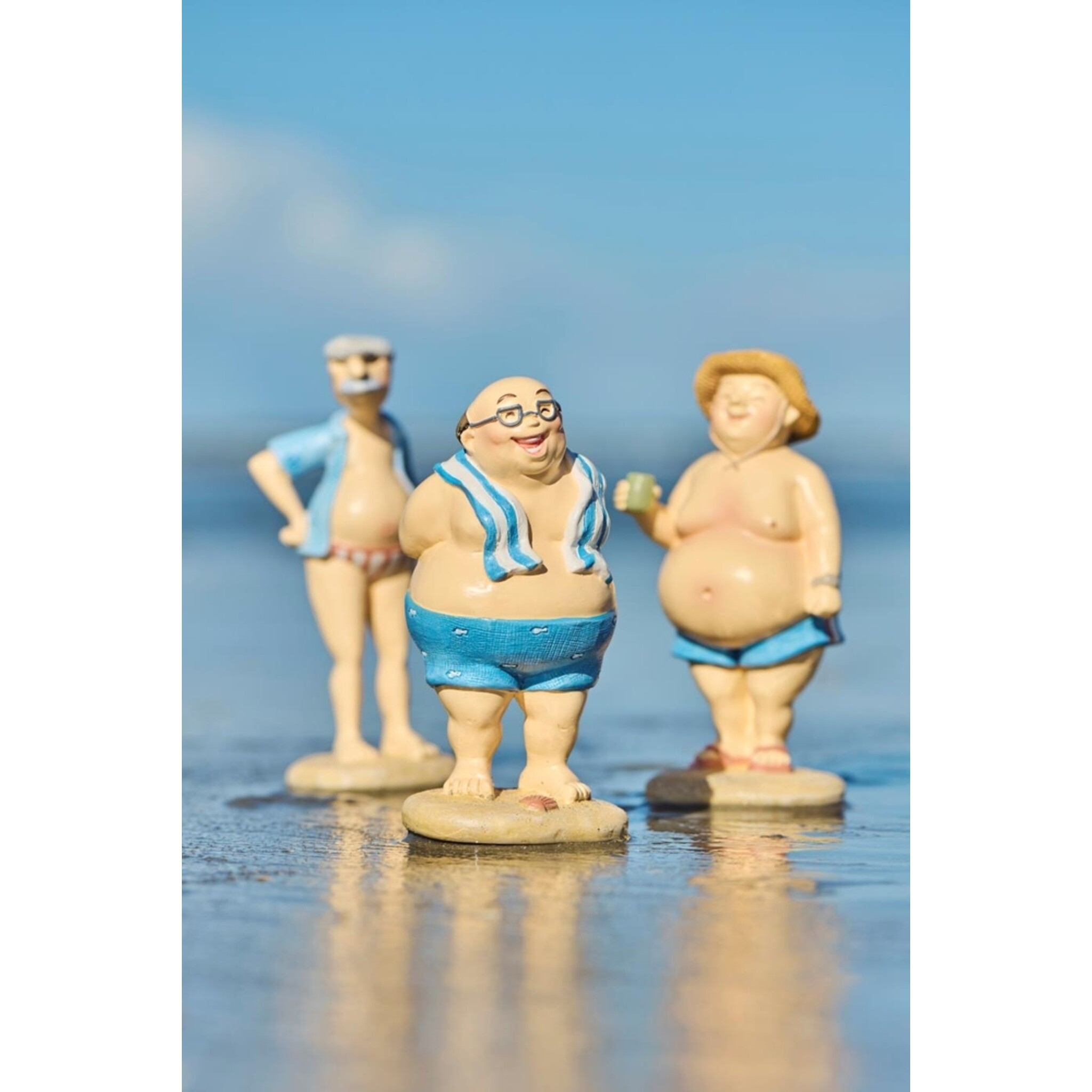 IB Laursen Dekofigur Strandkönig – Männer in Badebekleidung, diverse 