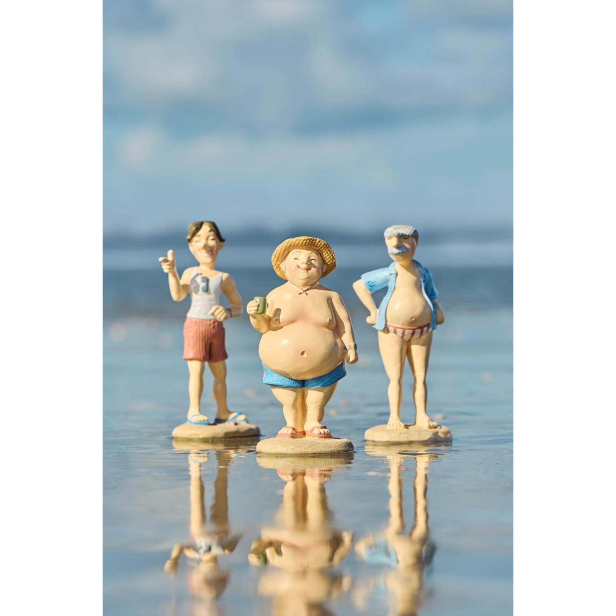 IB Laursen Dekofigur Strandkönig – Männer in Badebekleidung, diverse 