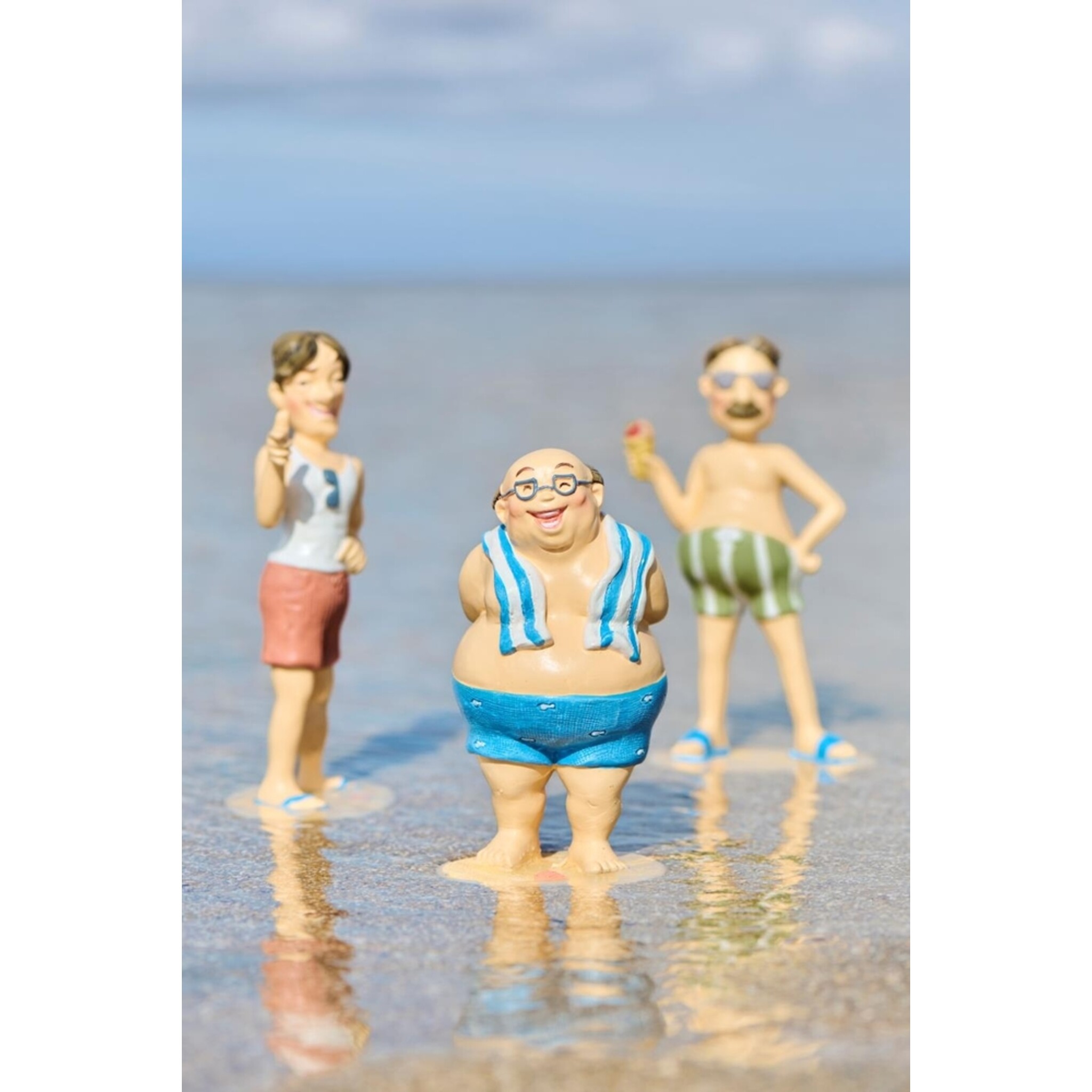 IB Laursen Dekofigur Strandkönig – Männer in Badebekleidung, diverse 