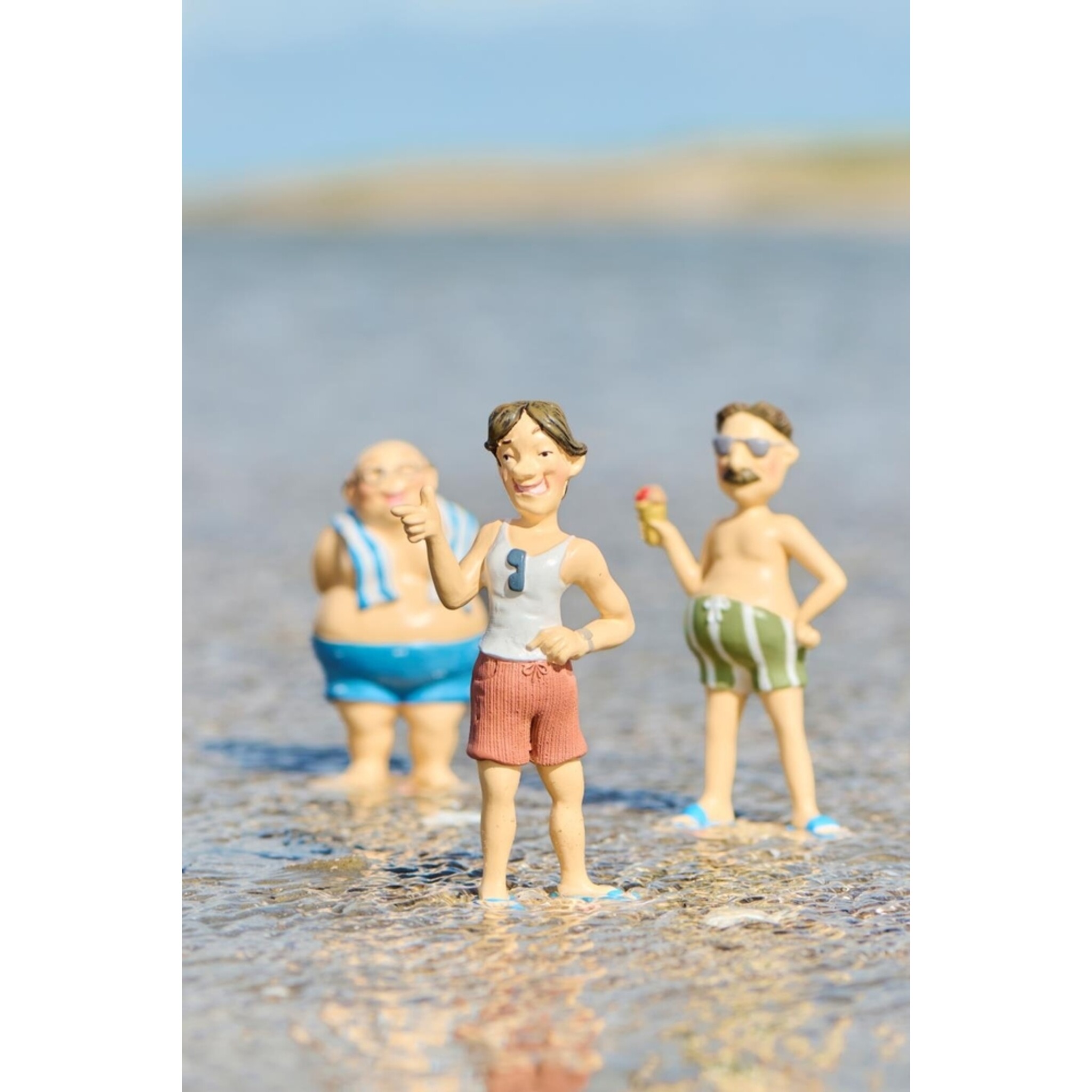 IB Laursen Dekofigur Strandkönig – Männer in Badebekleidung, diverse 