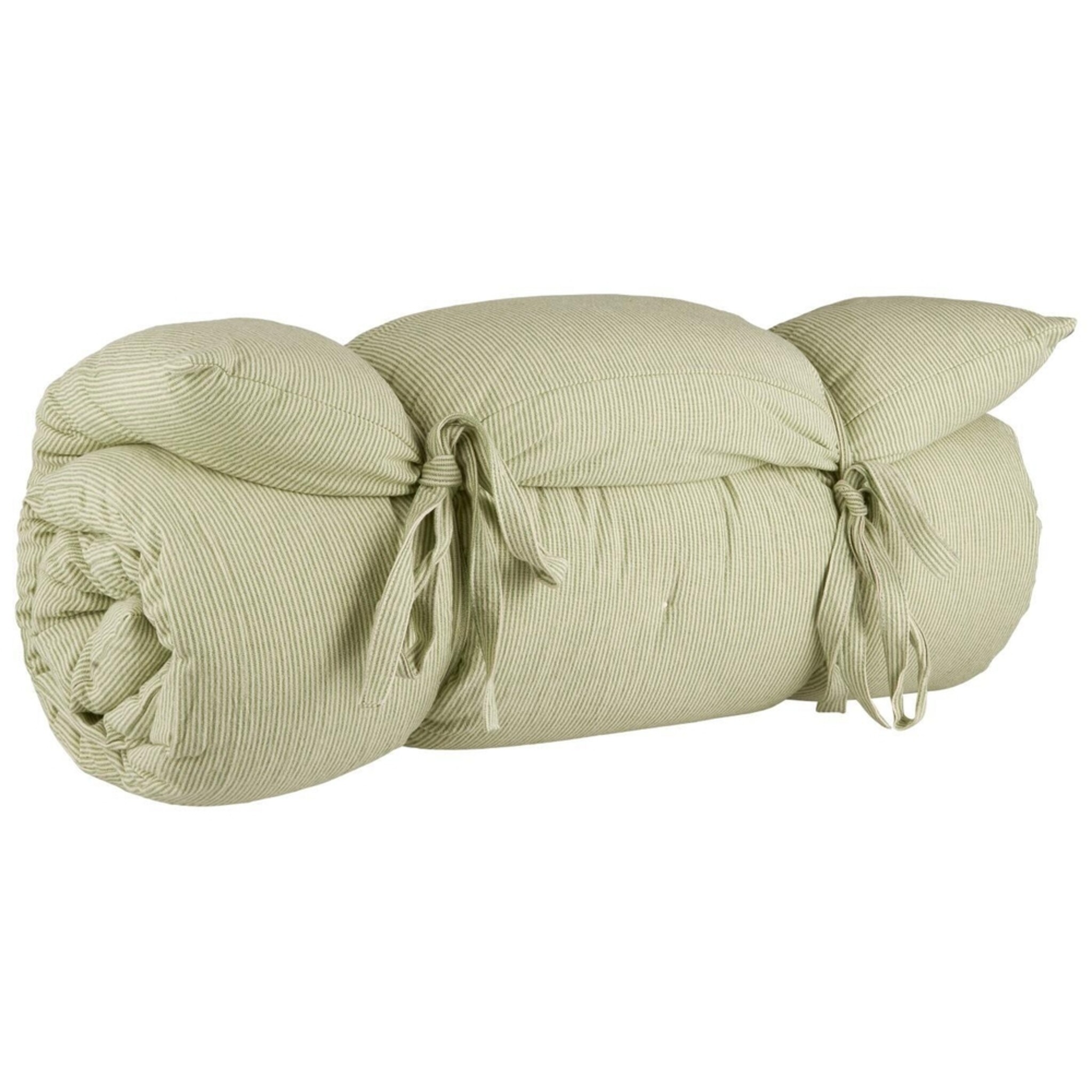 Matratze Emil mit dünnen Streifen, grün 