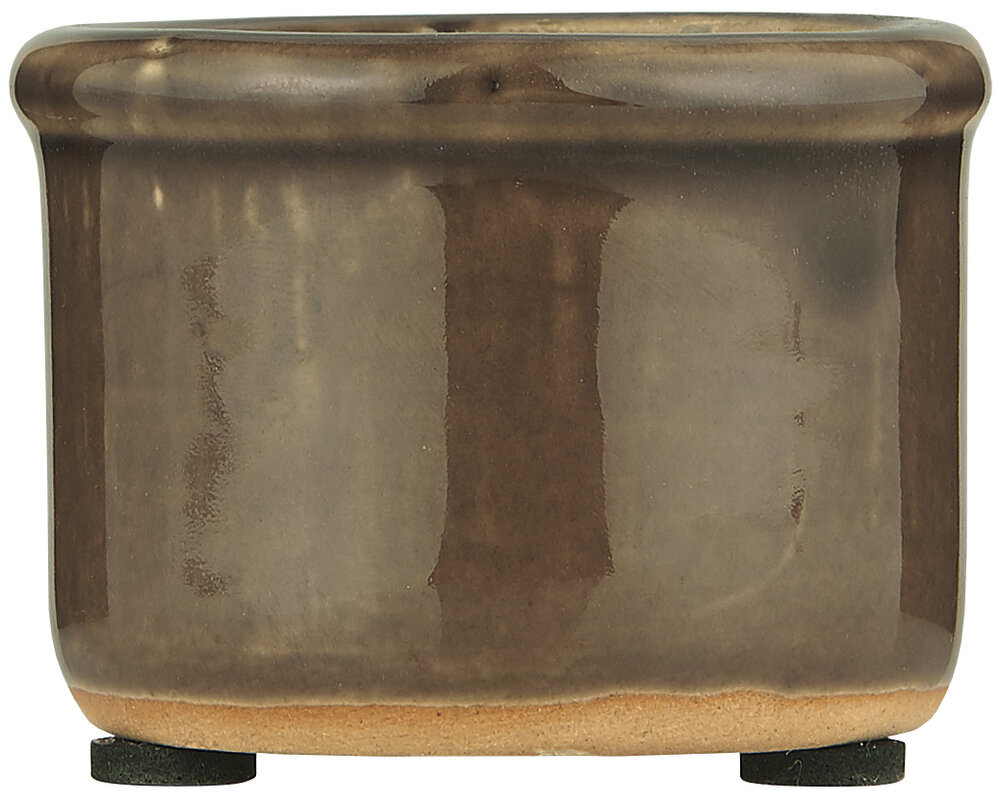 Mini Blumentopf Hilda mit krakelierter Oberfläche, soil 